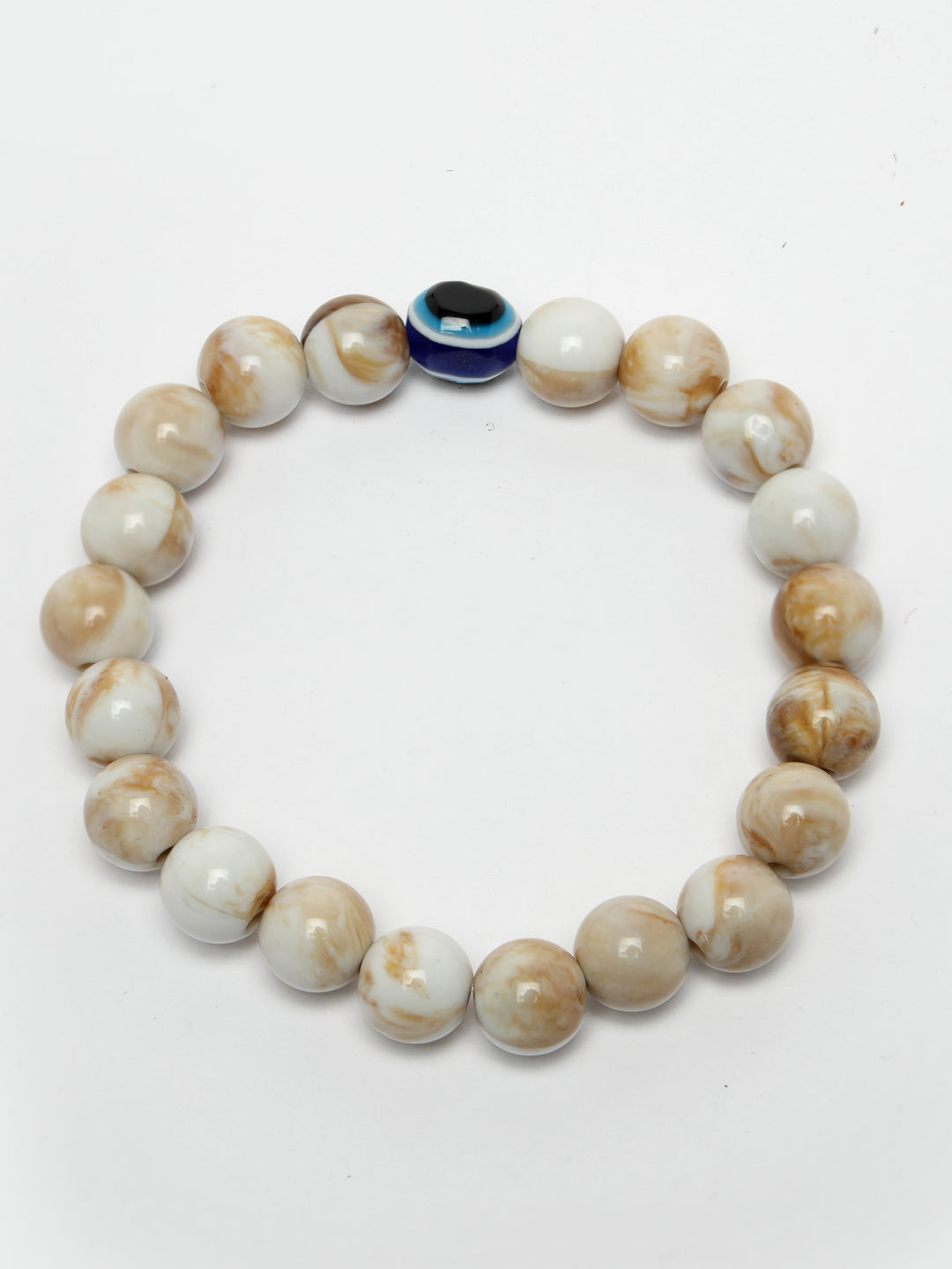 Unisex marble evil eye adjustable bracelet