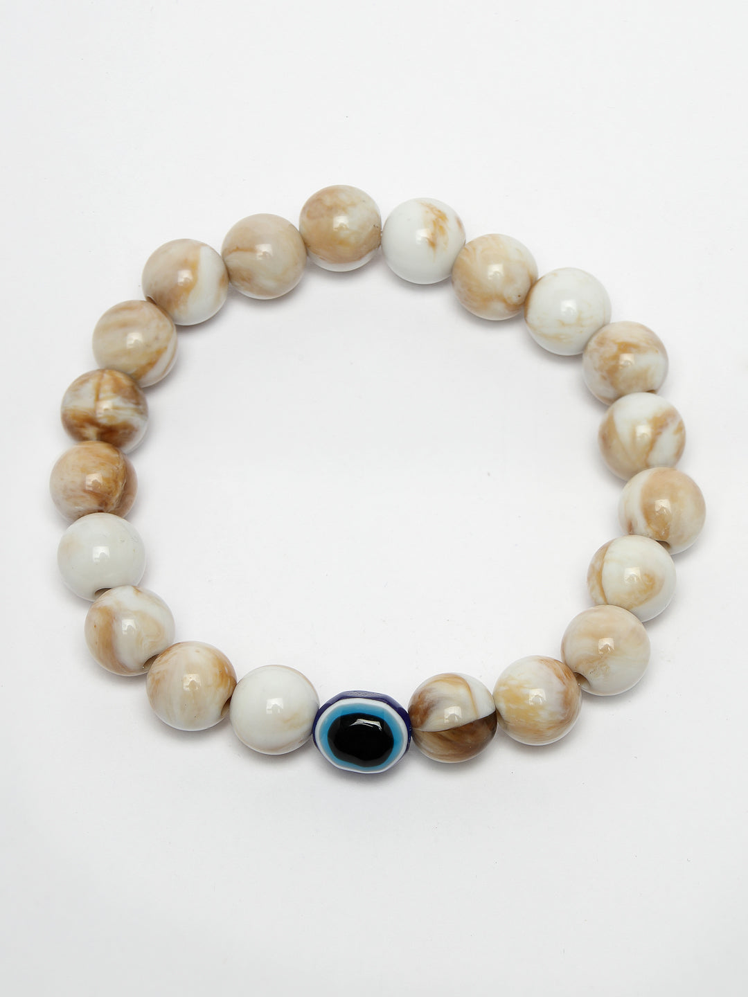 Unisex marble evil eye adjustable bracelet