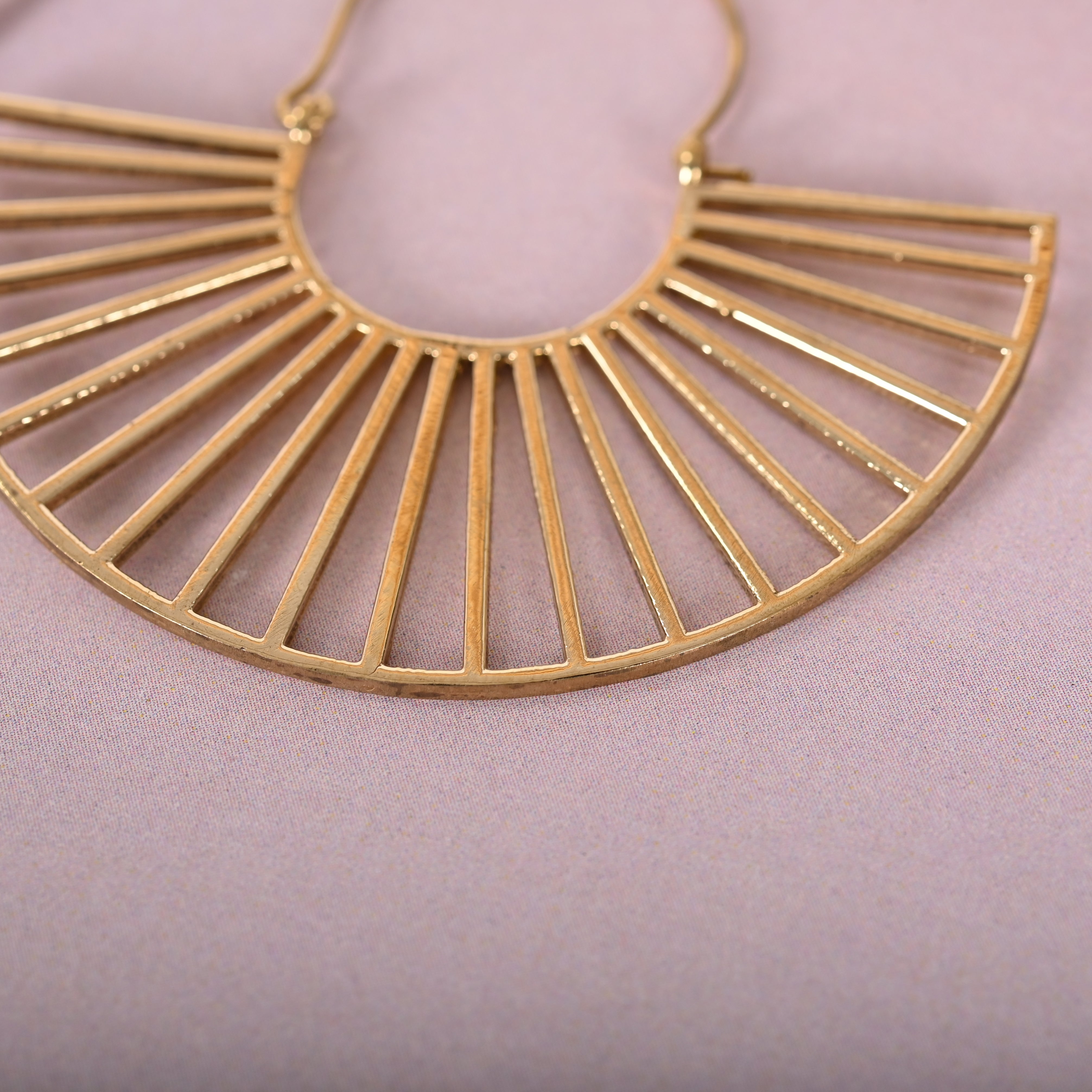 Women's Golden hoop earrings