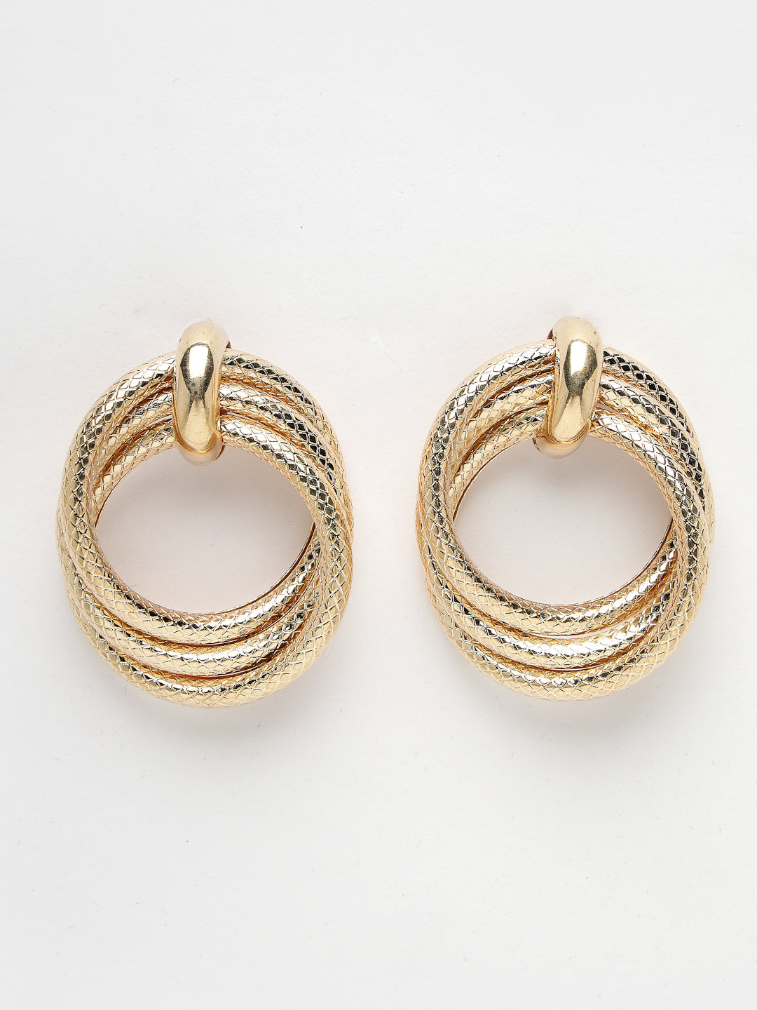 Women's Gold-Plated Hoop earrings