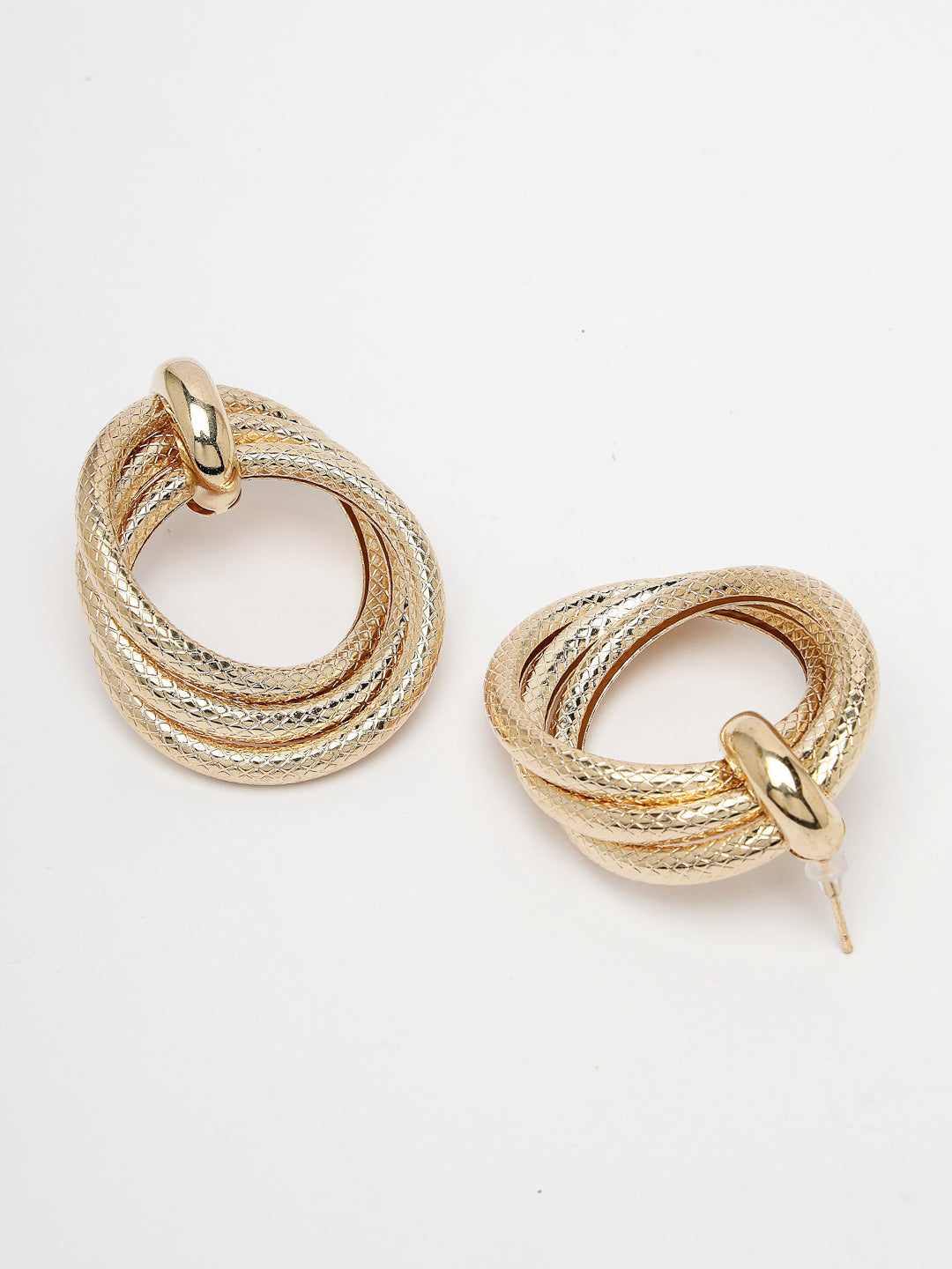 Women's Gold-Plated Hoop earrings - NVR