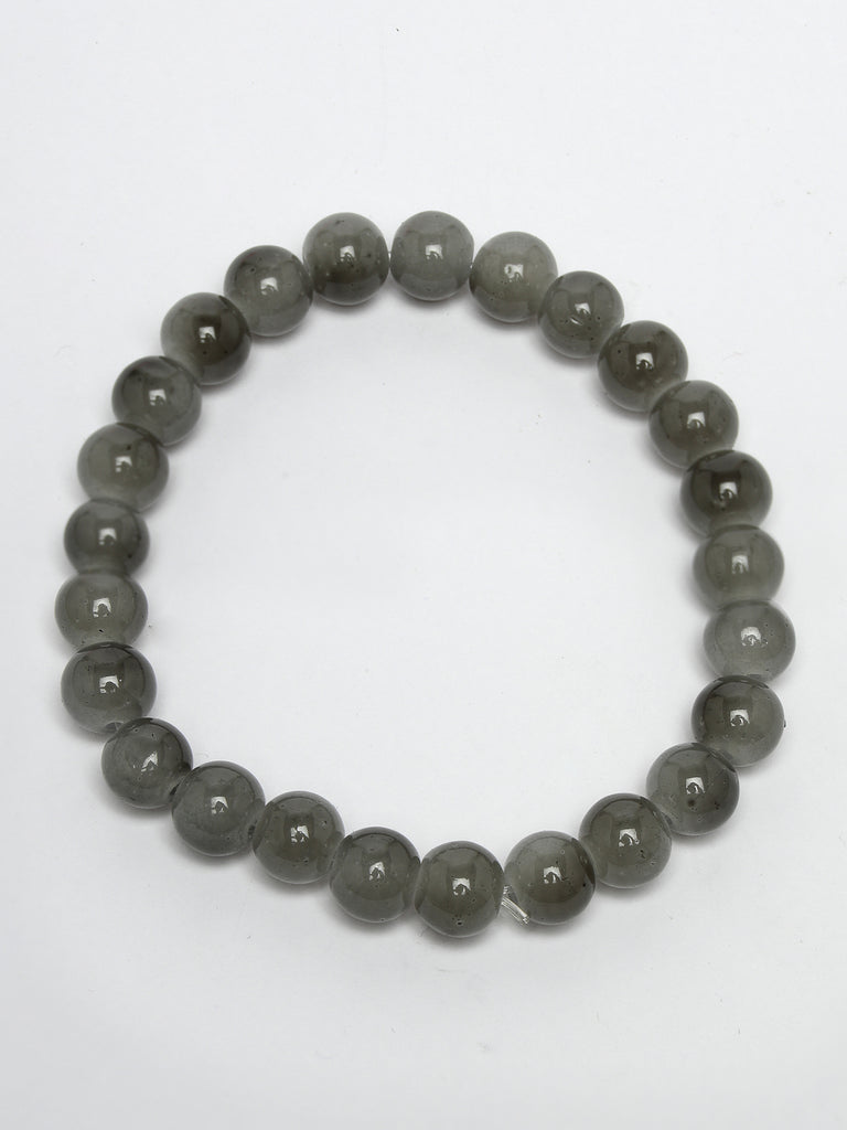 Unisex Set Of 7 Artificial Beads Elasticated Bracelet