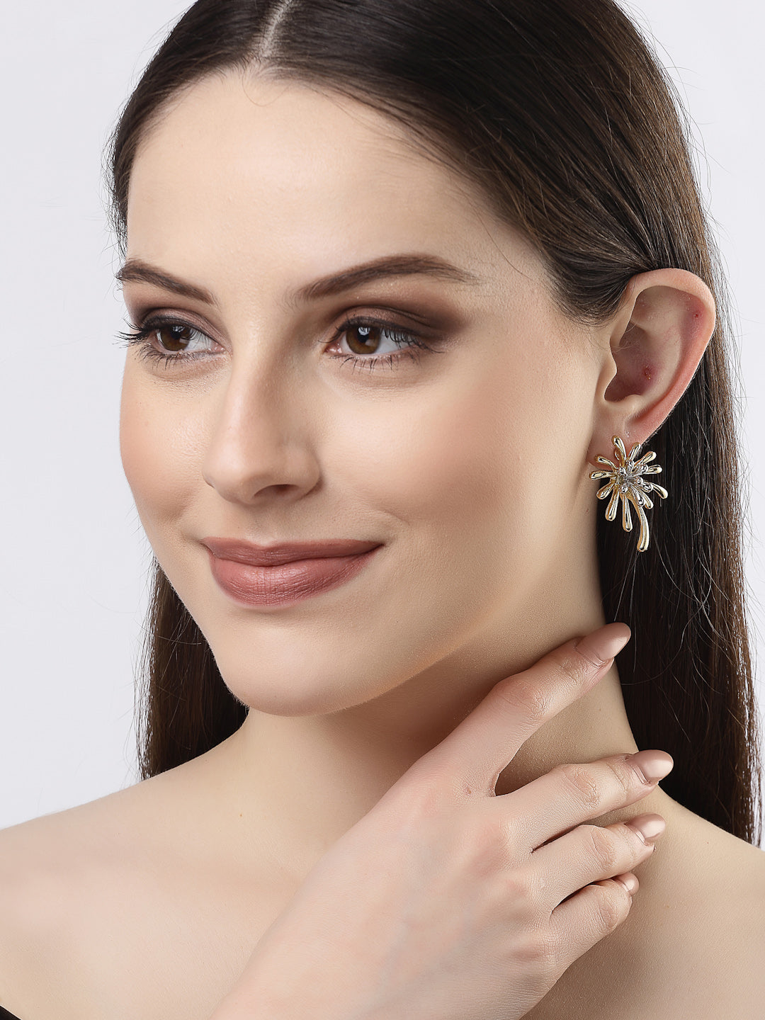 Women's Gold-Plated Drop Earrings