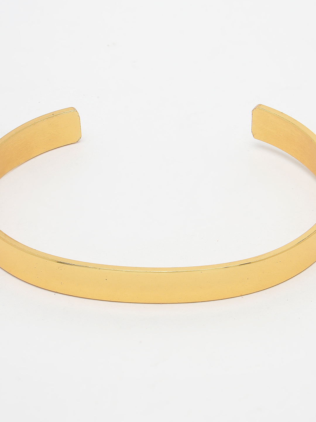 Men's Gold Stainless Steel Cuff Bracelet