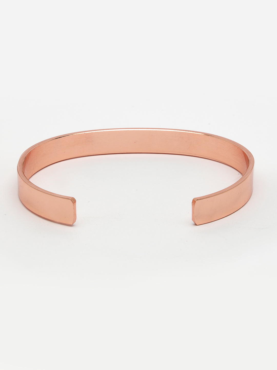 Men's Rose Gold Stainless Steel Cuff Bracelet