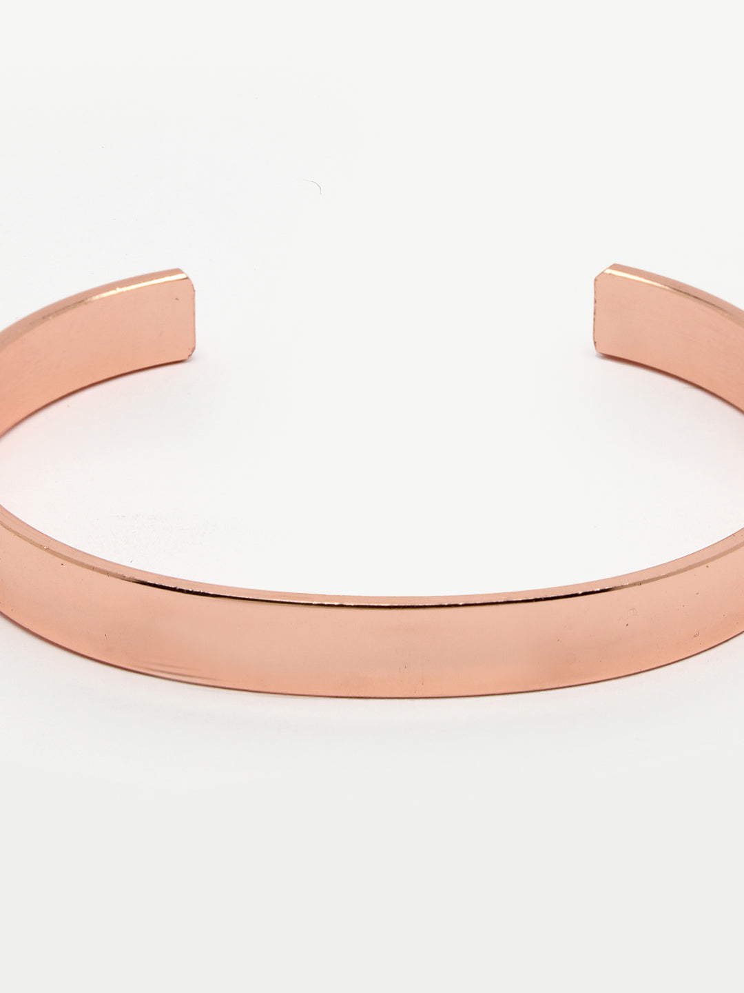Men's Rose Gold Stainless Steel Cuff Bracelet