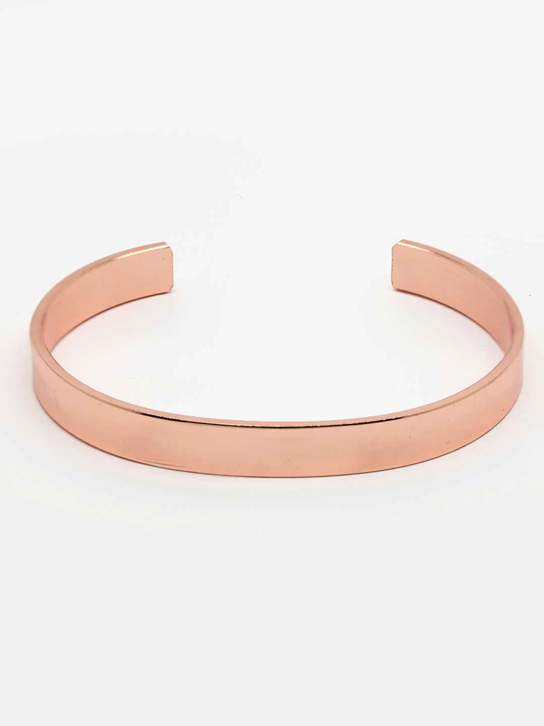Men's Rose Gold Stainless Steel Cuff Bracelet