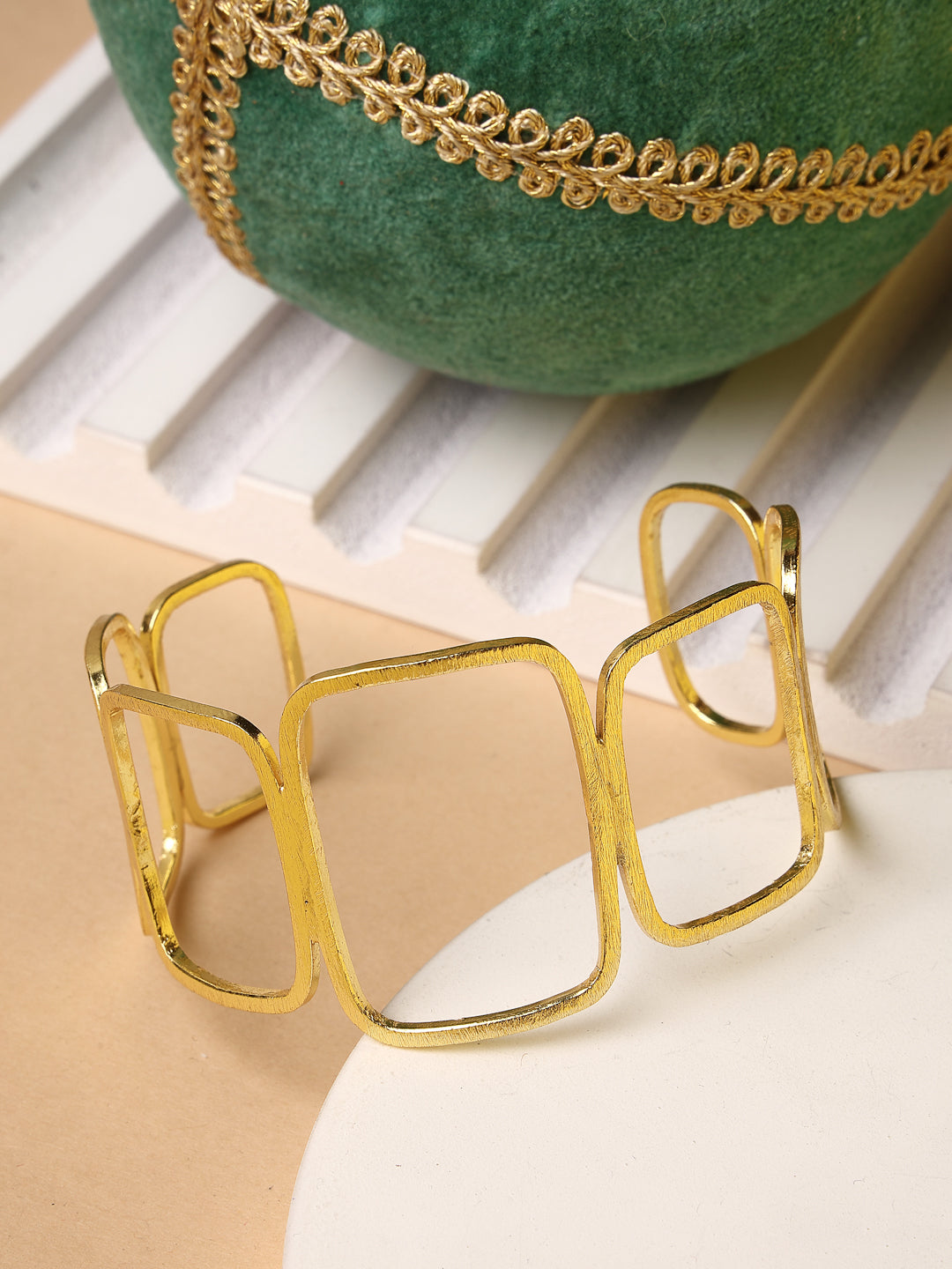 Women's Gold-plated Western Cuff Bracelet