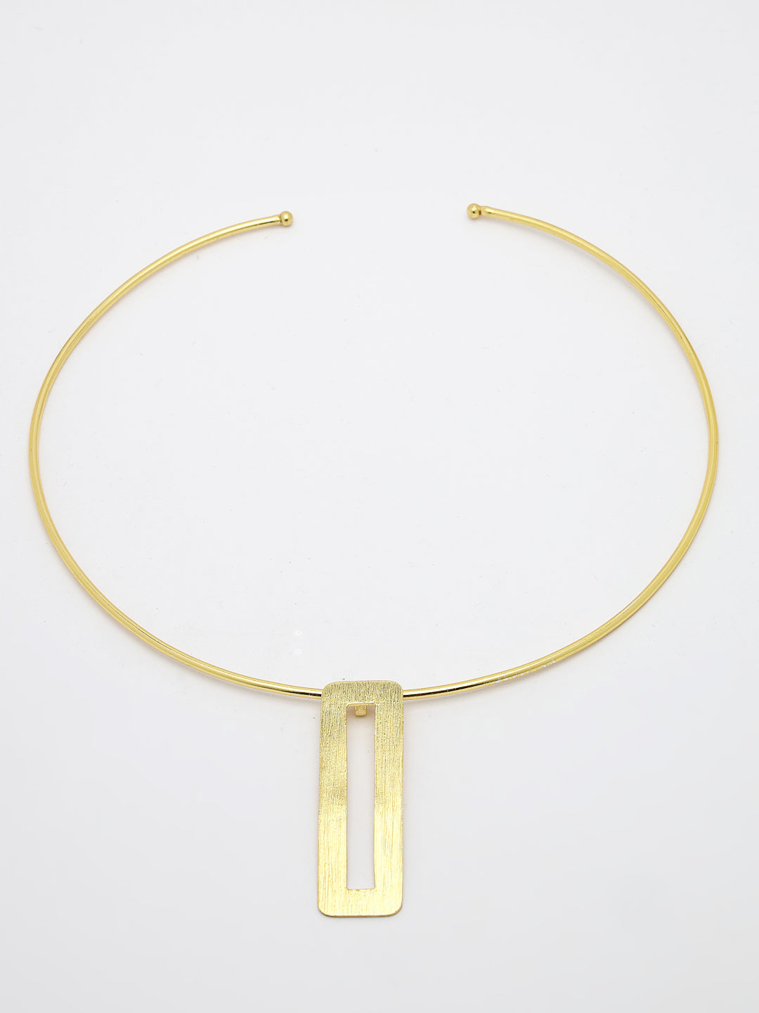 Women's Gold-plated Circular Choker Necklace