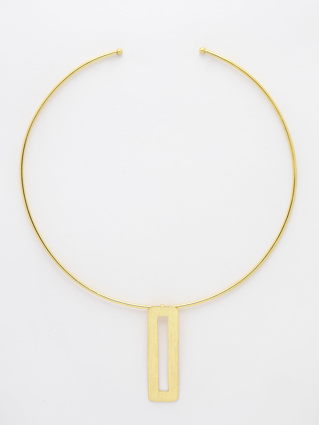 Women's Gold-plated Circular Choker Necklace