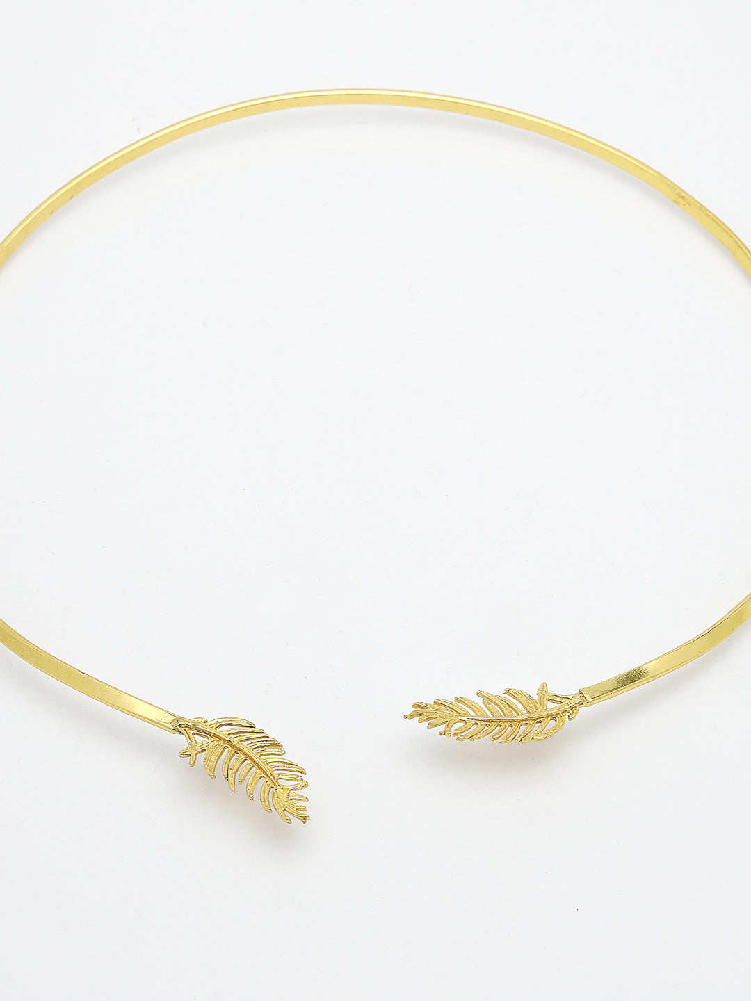 Women's Gold-plated Circular Choker Necklace