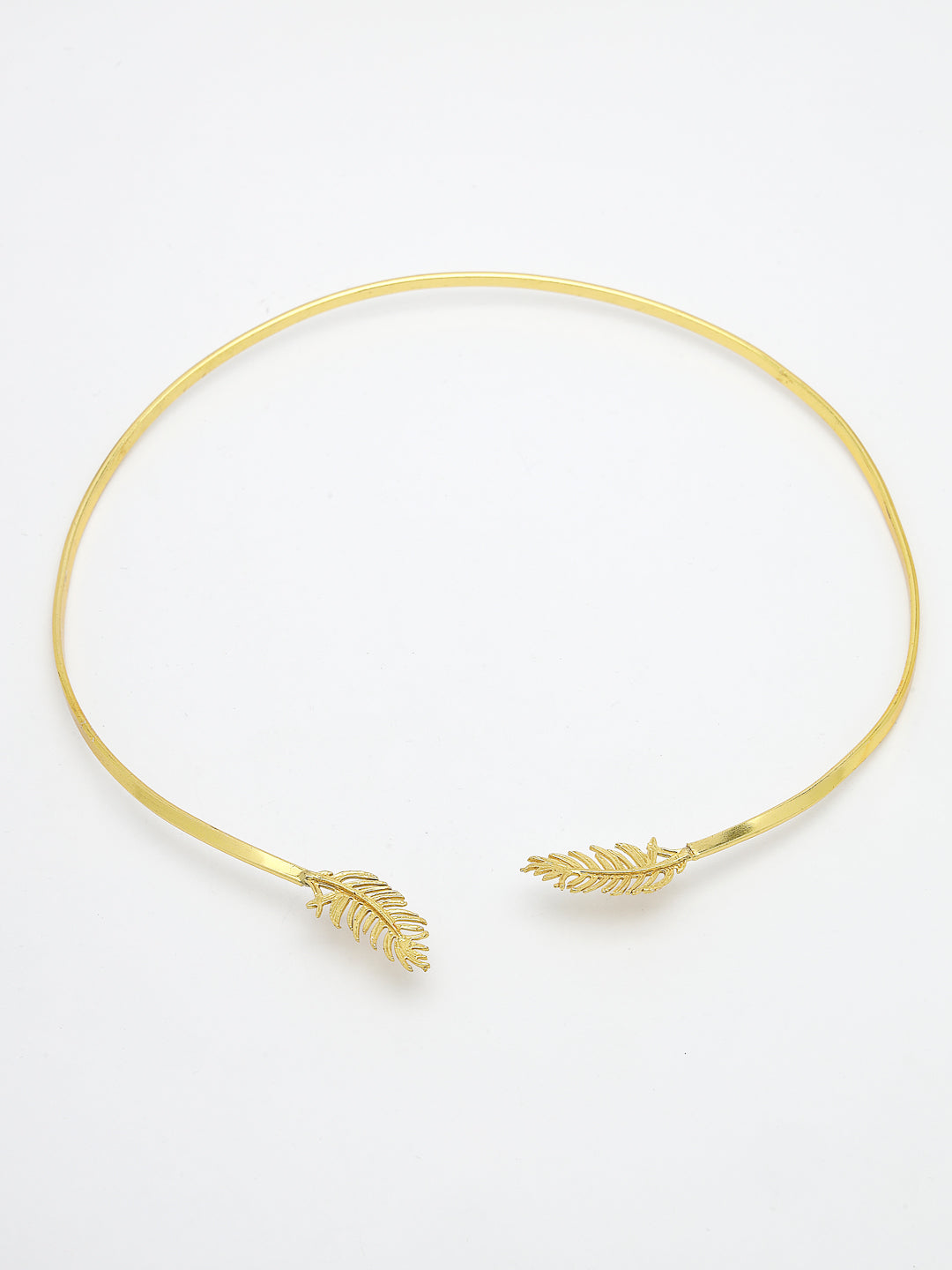 Women's Gold-plated Circular Choker Necklace