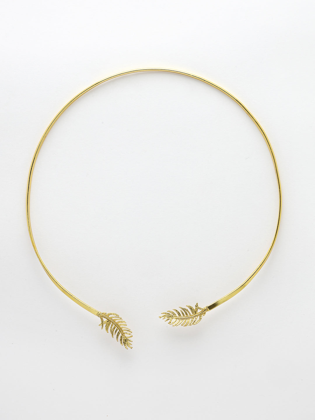 Women's Gold-plated Circular Choker Necklace