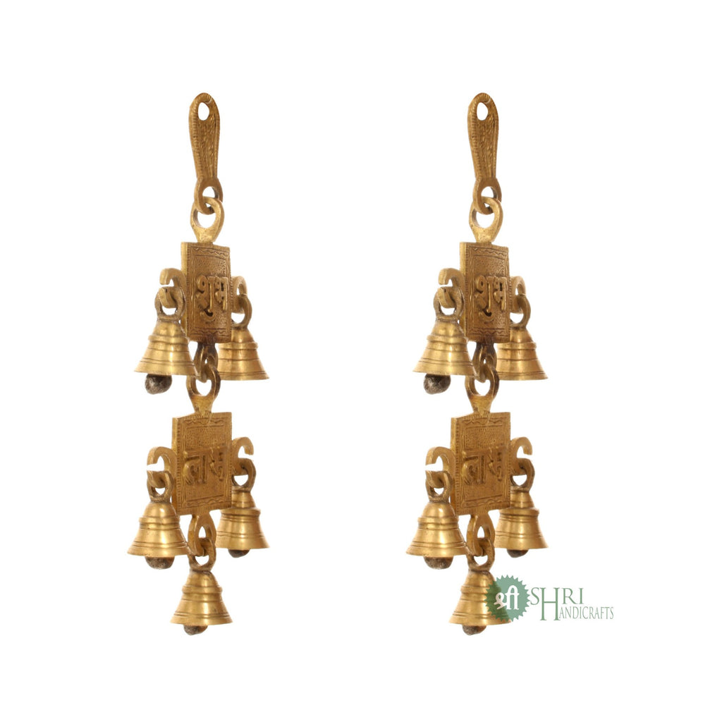 12" BRASS SHUBH LAABH LATKAN
