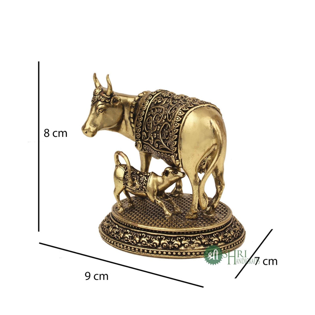 Vastu Showpiece Brass Kamdhenu 3 Inch By Trendia Decor