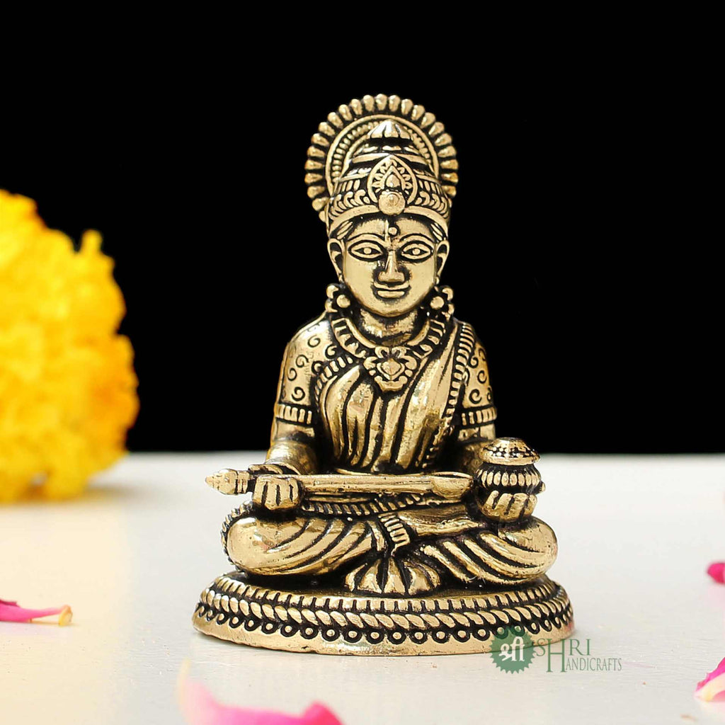 3" BRASS ANPURNA DEVI