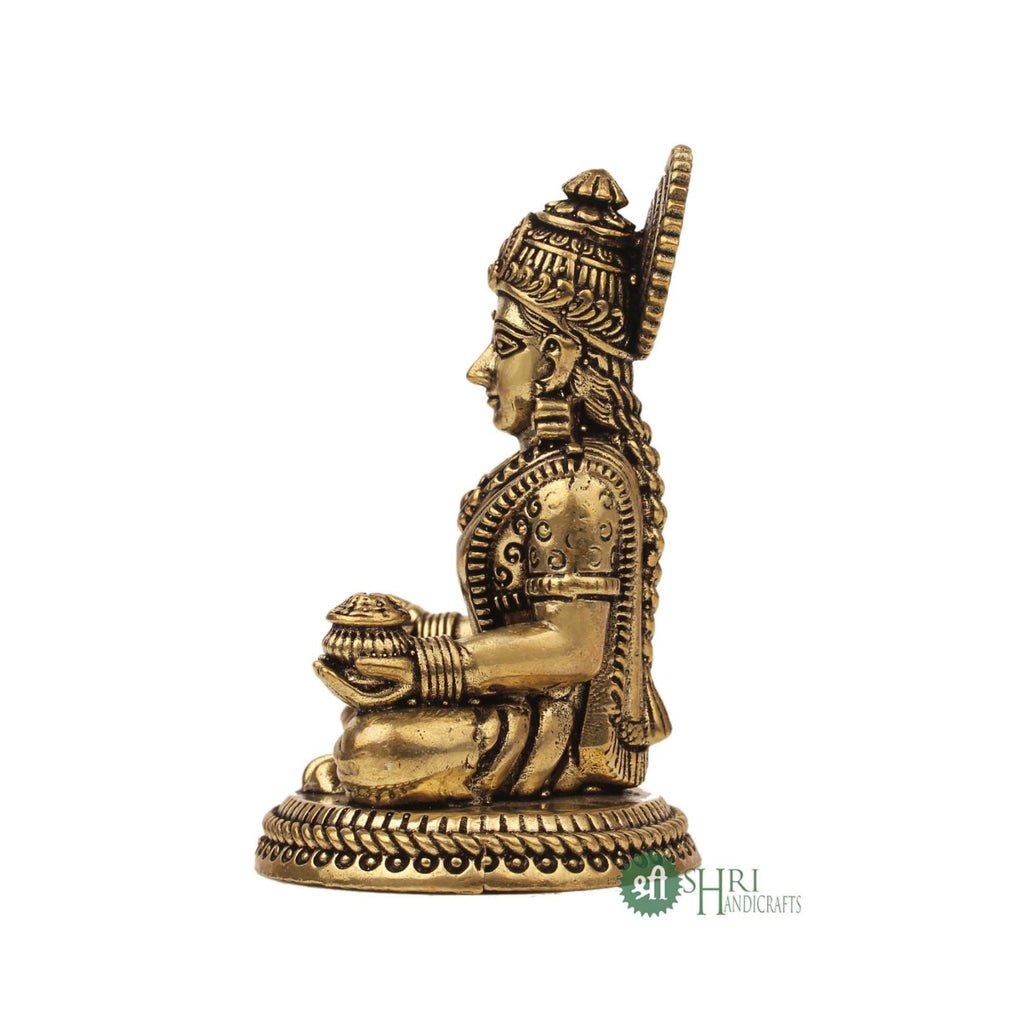 3" BRASS ANPURNA DEVI