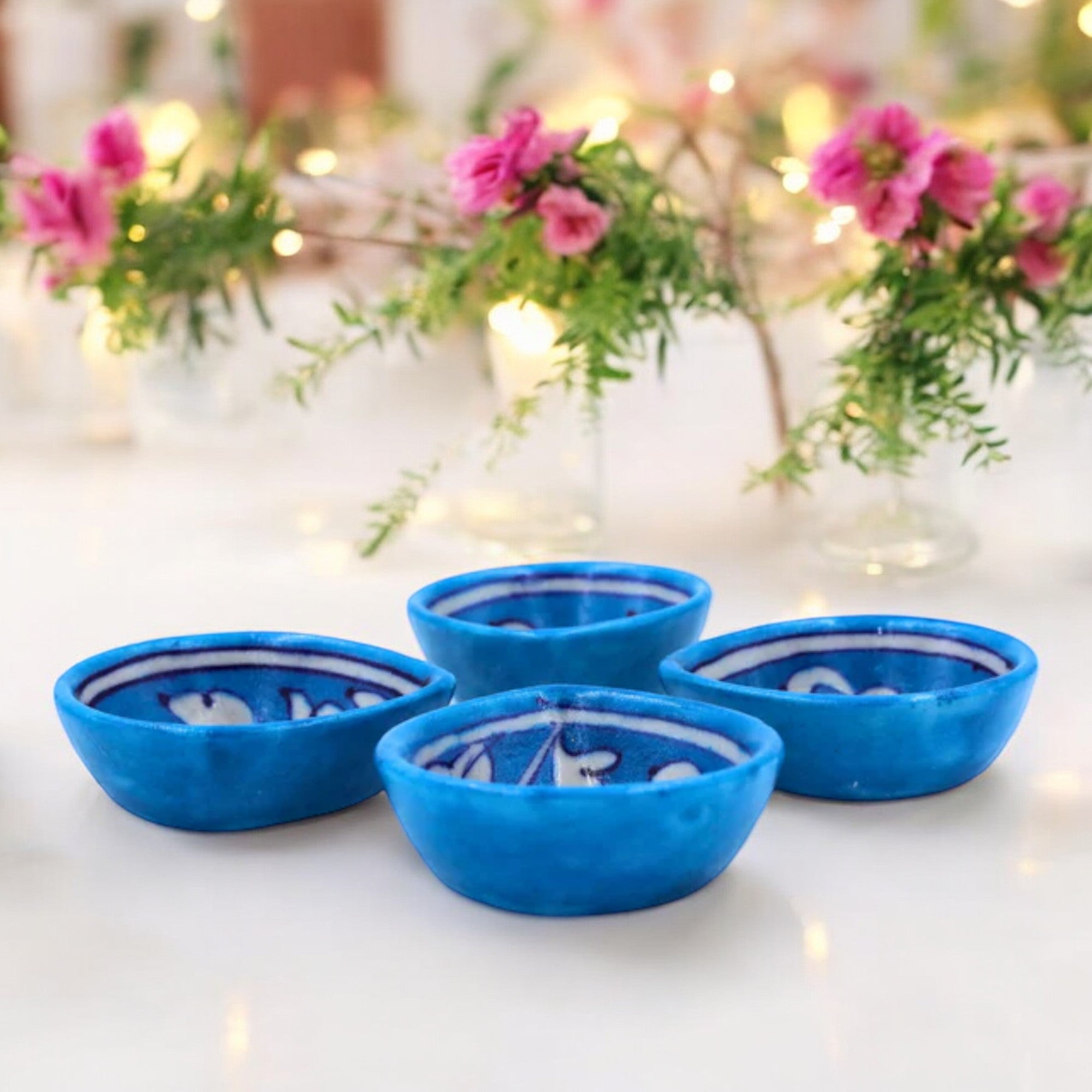 Natriel Blue Pottery Diyas-Set 