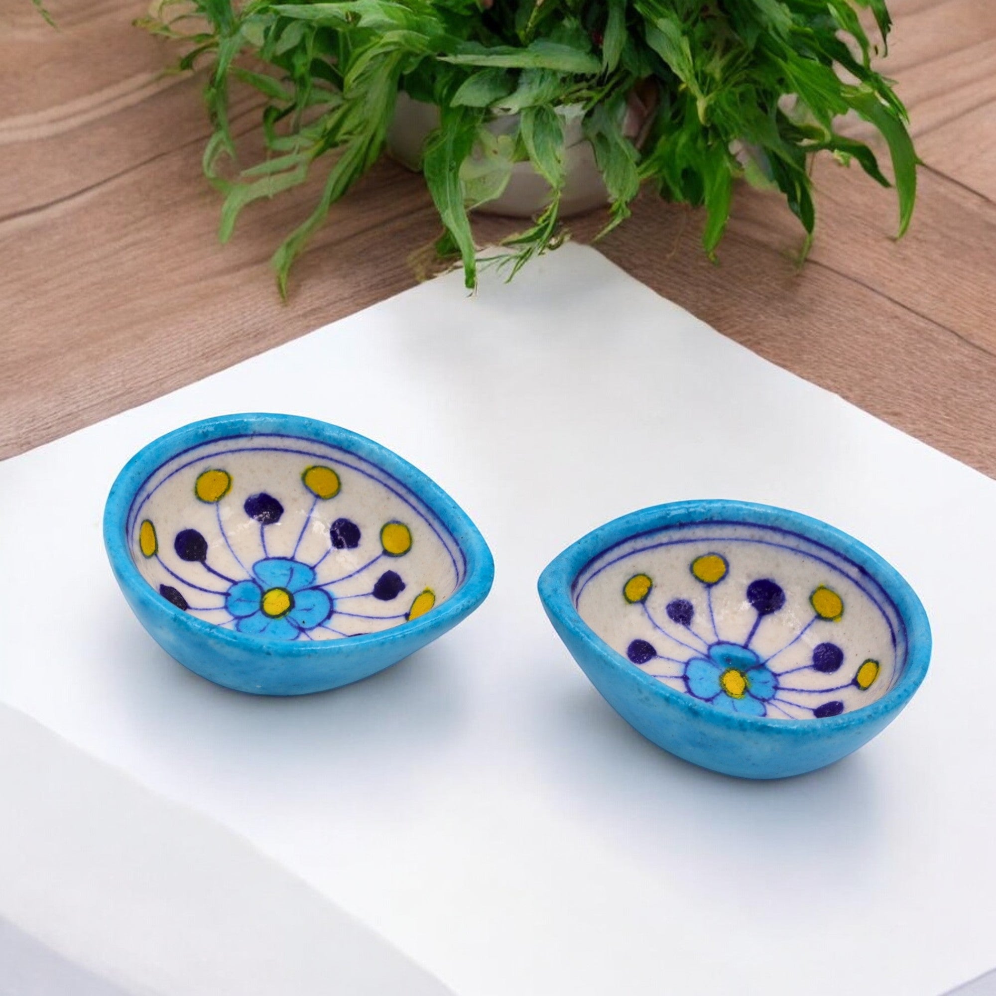 Natriel Blue Pottery Diyas-Set 