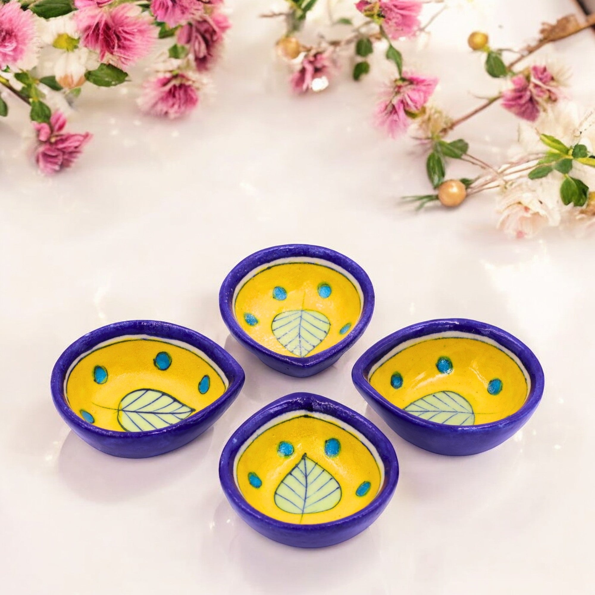 Natriel Blue Pottery Diyas-Set 