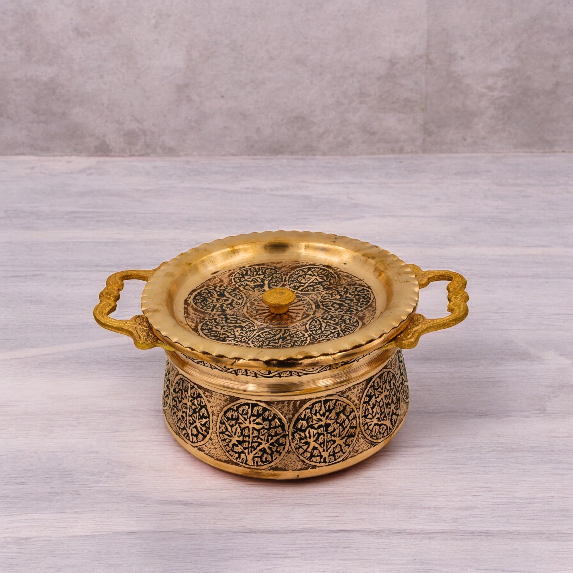 Natriel Kashmiri Copper Handi 