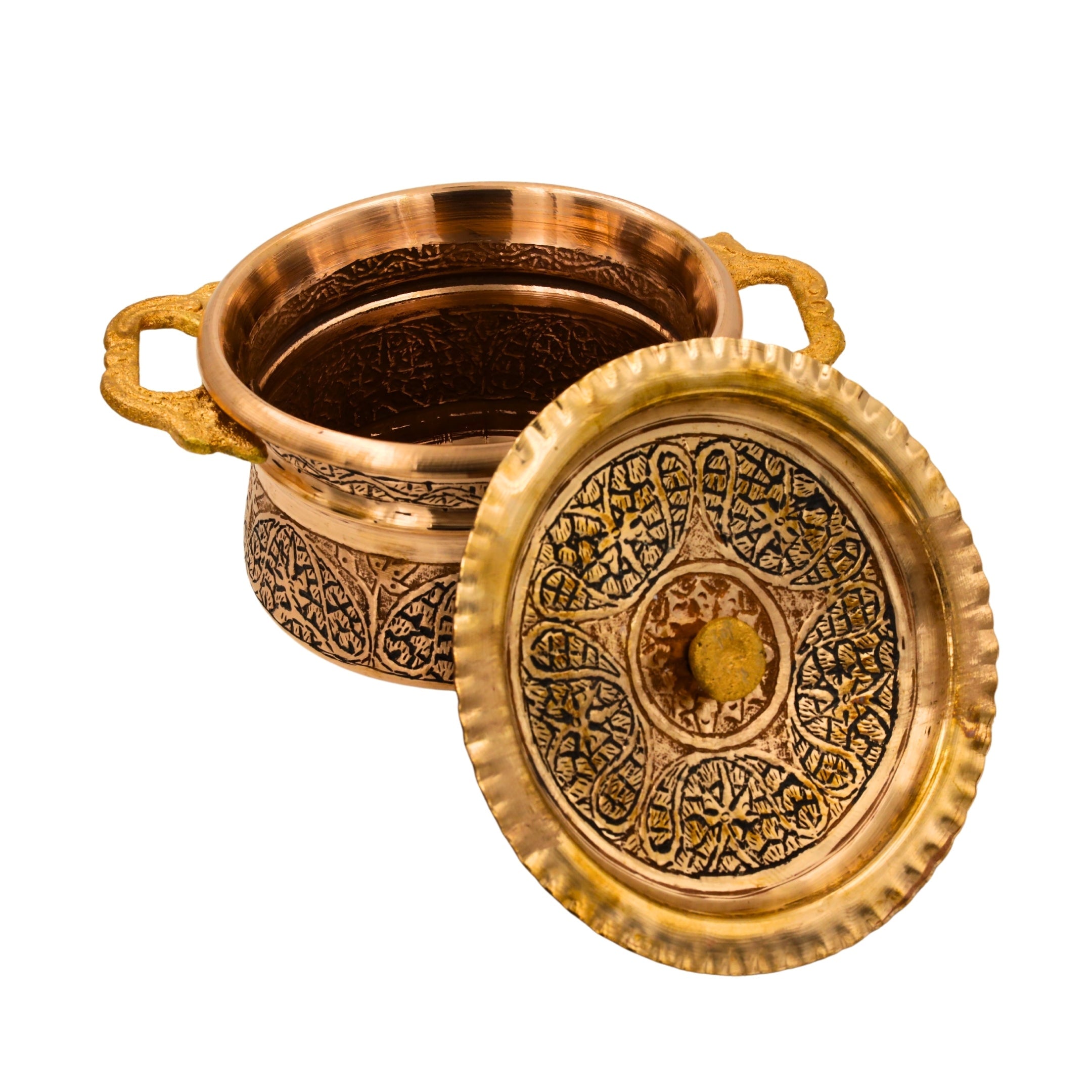 Natriel Kashmiri Copper Handi 437