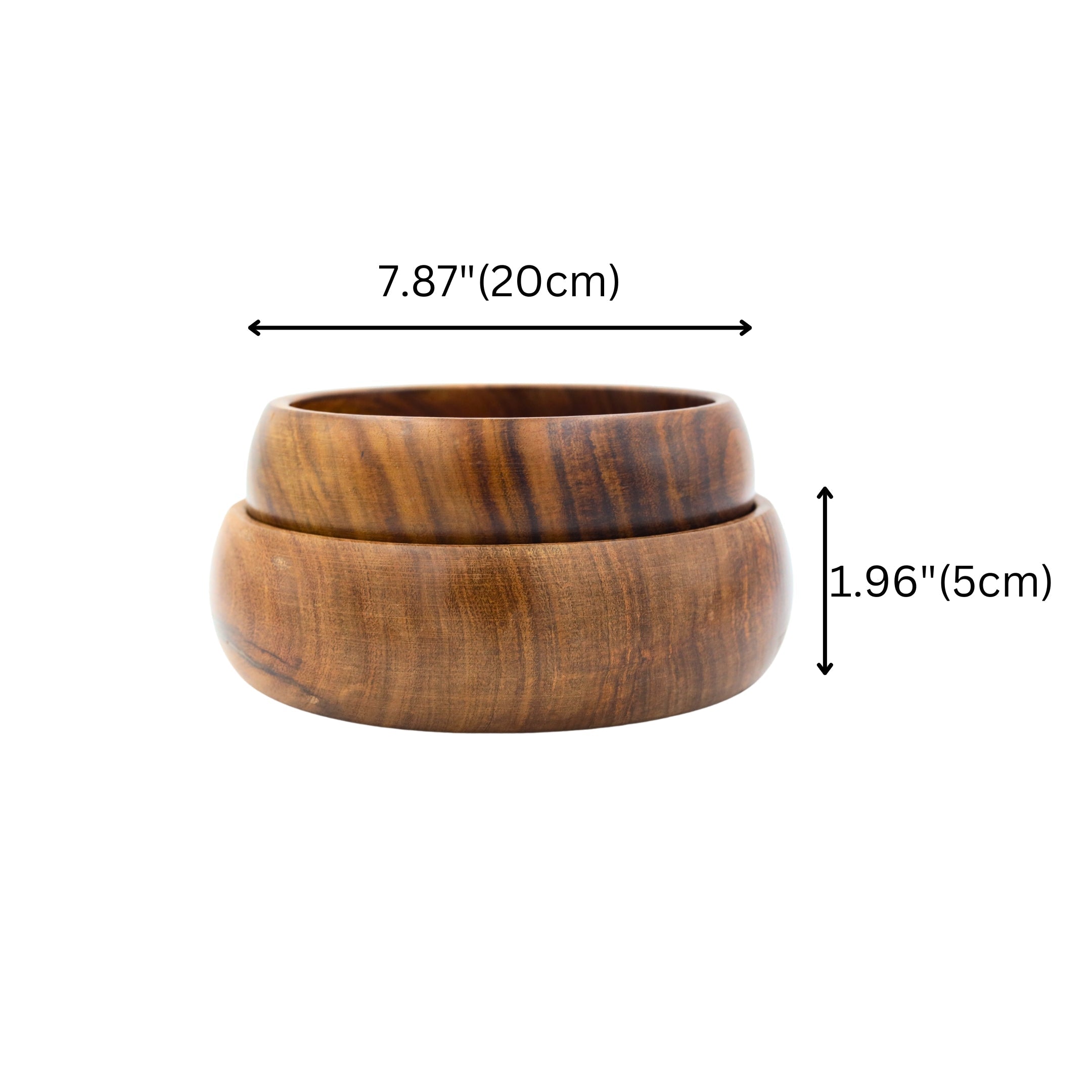 Natriel Wooden Bowls Set of 2