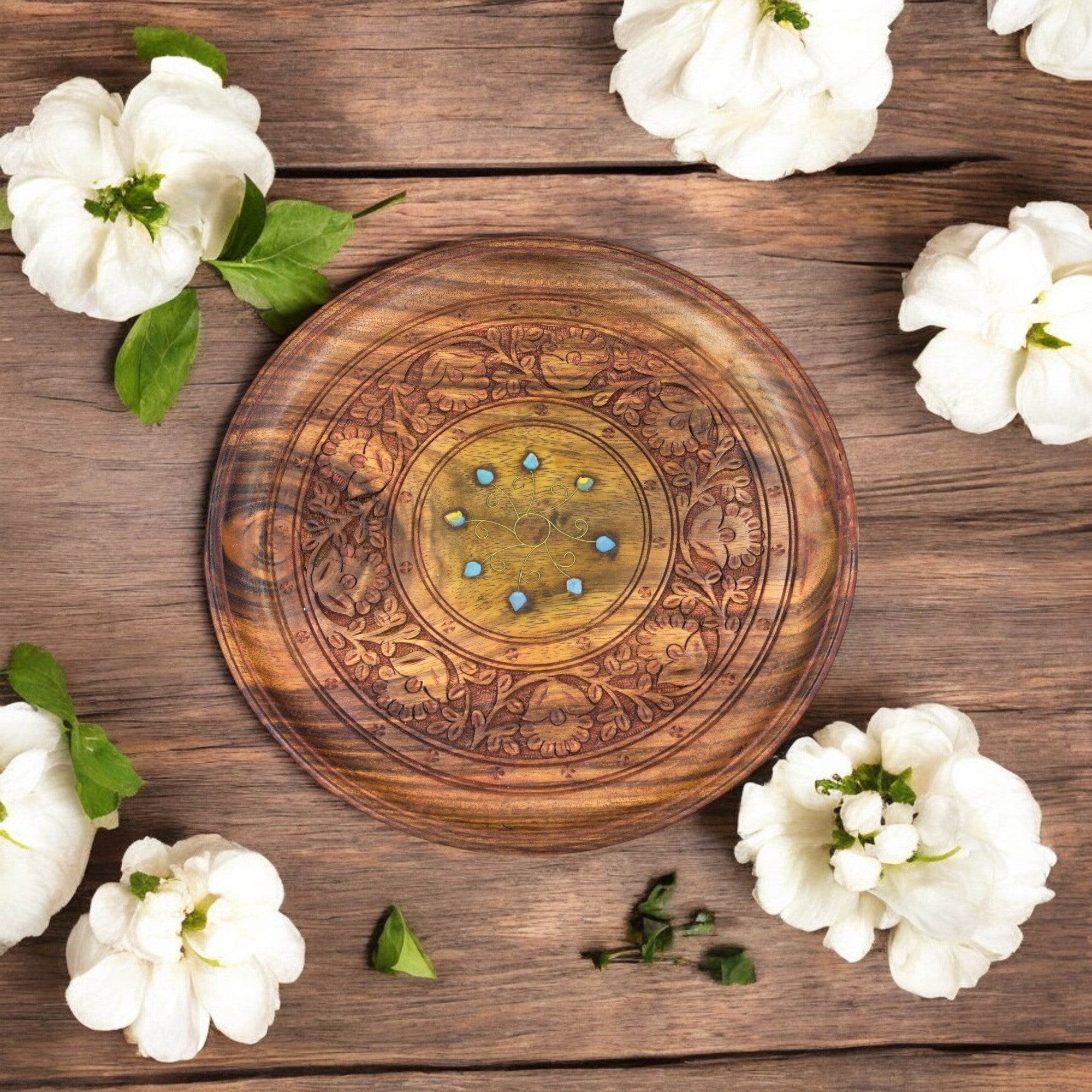 Natriel Wooden Plate Largee