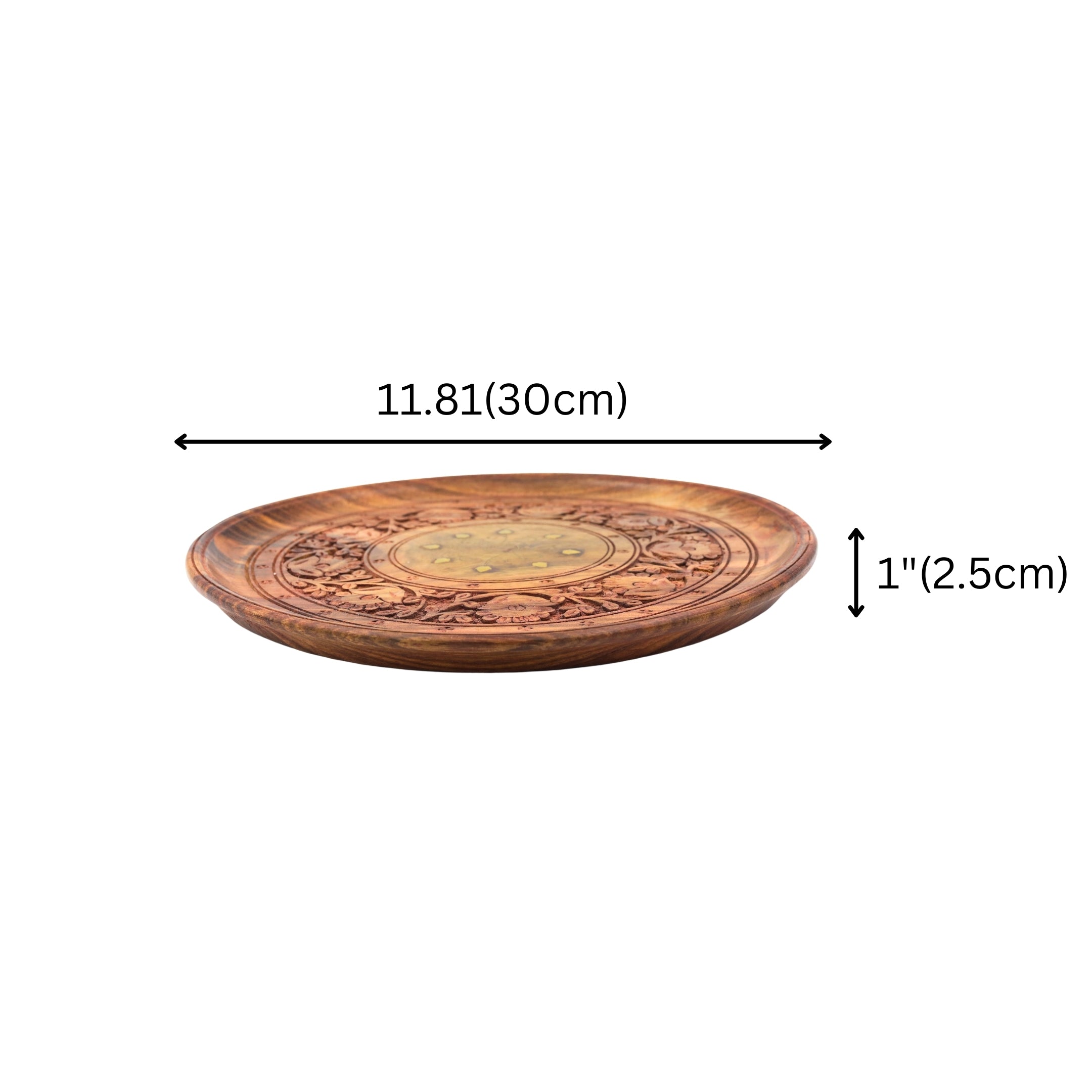 Natriel Wooden Plate Largee