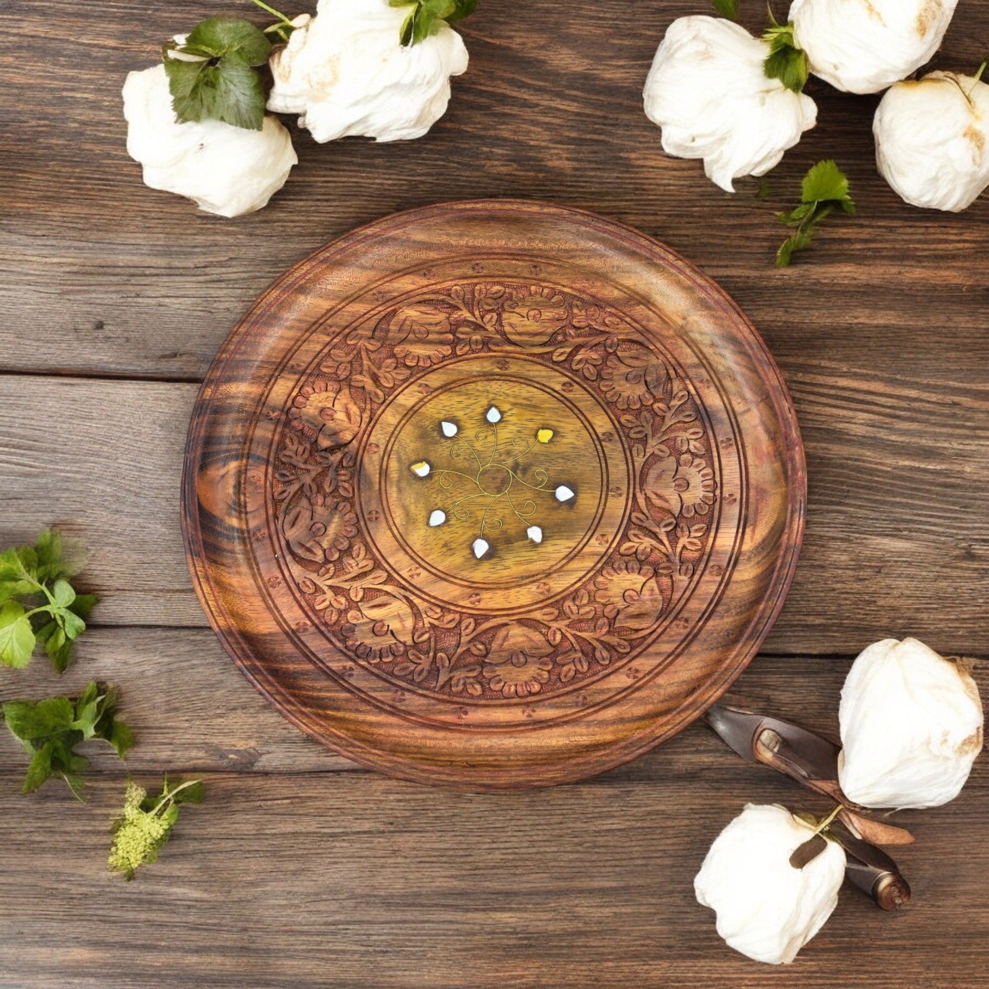 Natriel Wooden Plate small