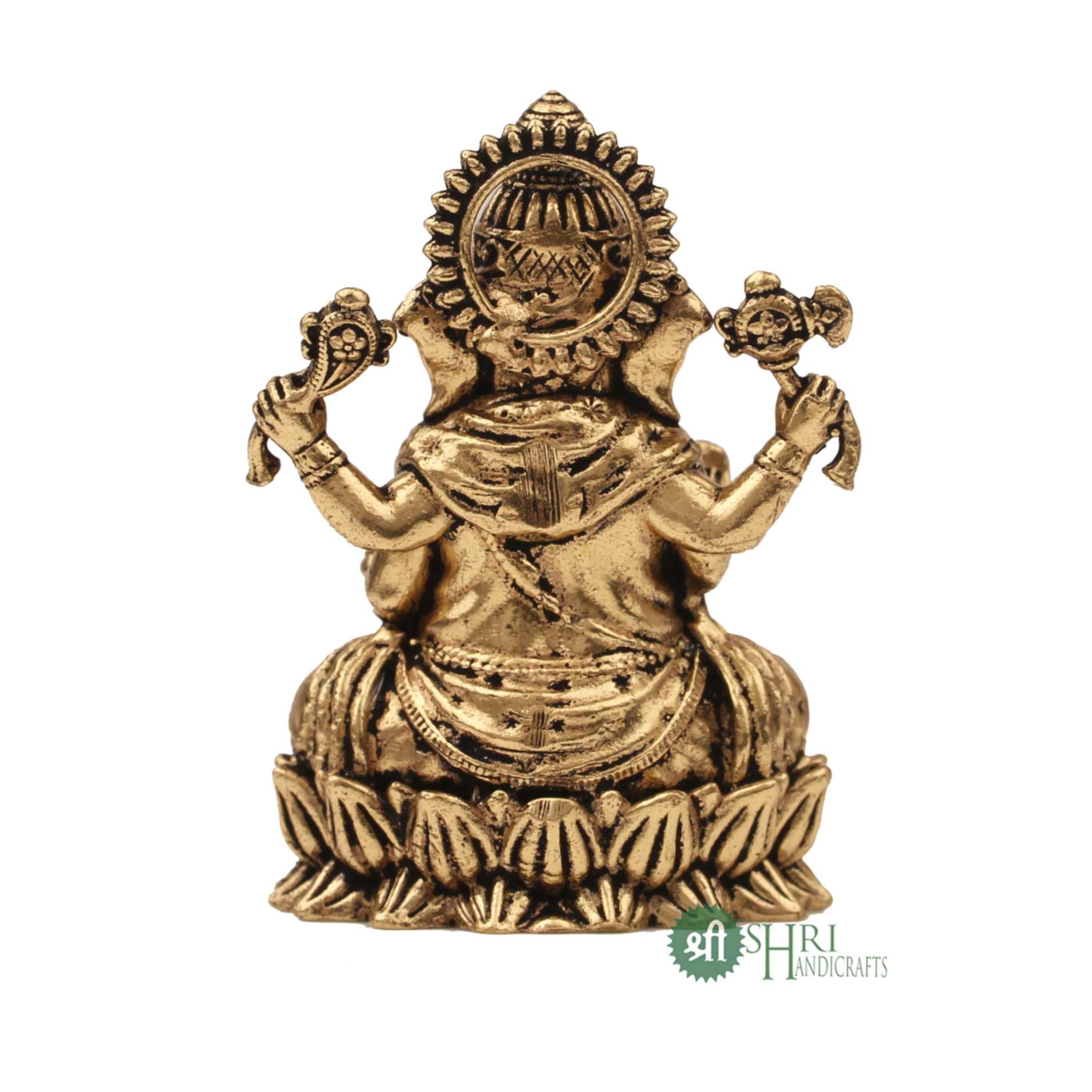 Ganesha Brass Idol 2.5 Inch By Trendia Decor
