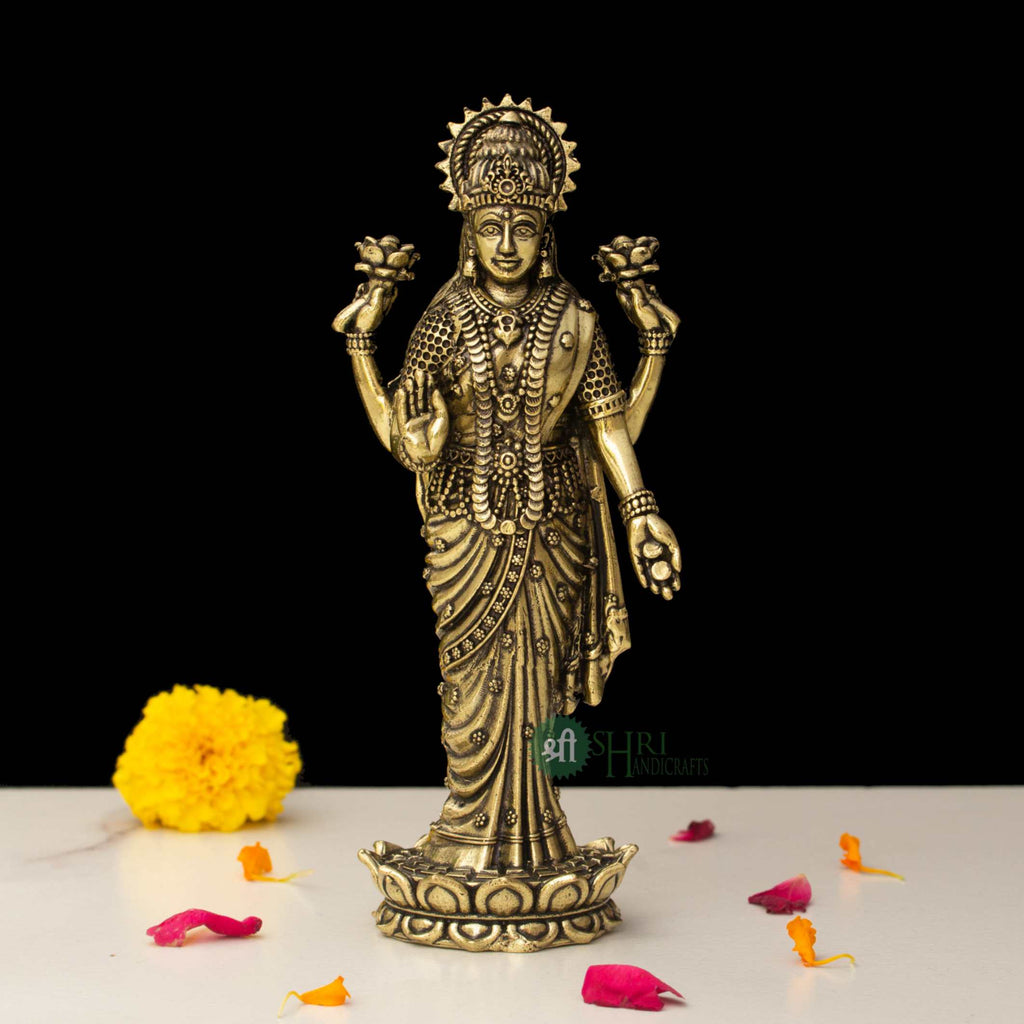 BRP115A06 (6" BRASS LAXMI STANDING BRP-1)
