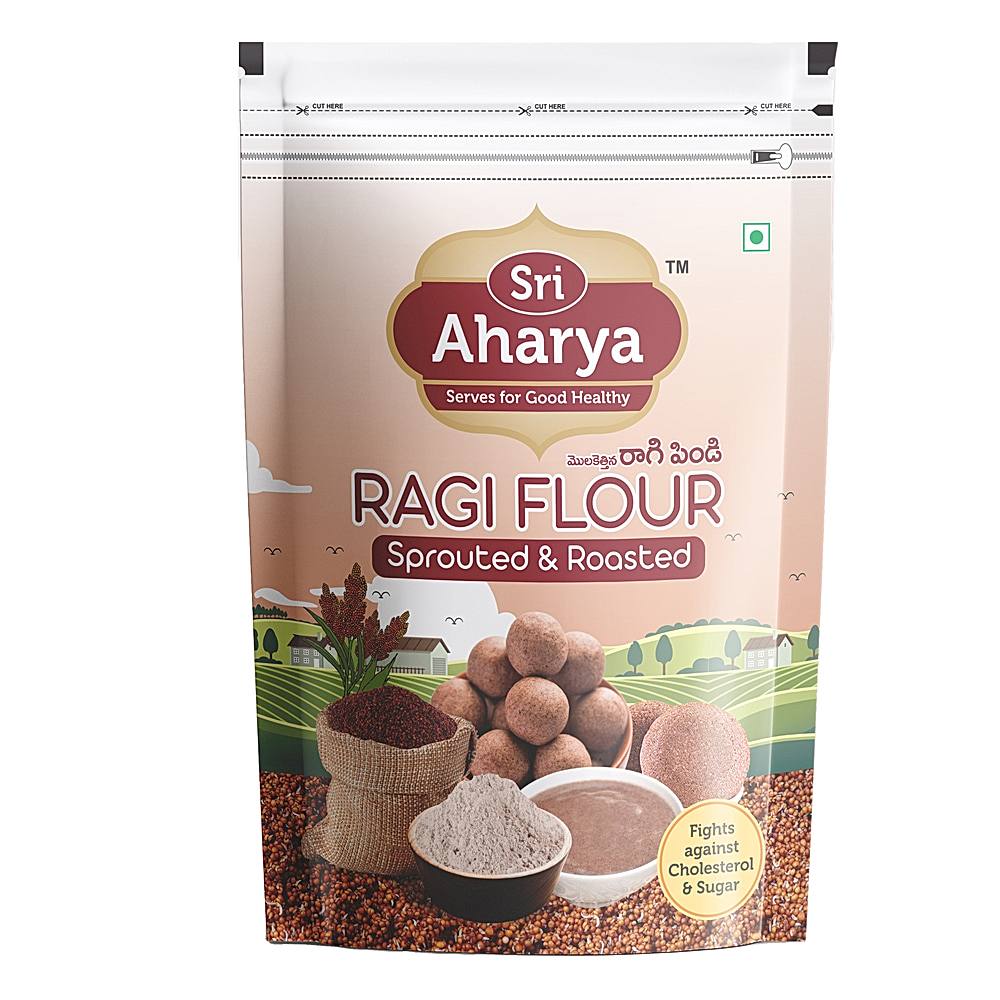 Sri Aharya Sprouted & Roasted Ragi Flour
