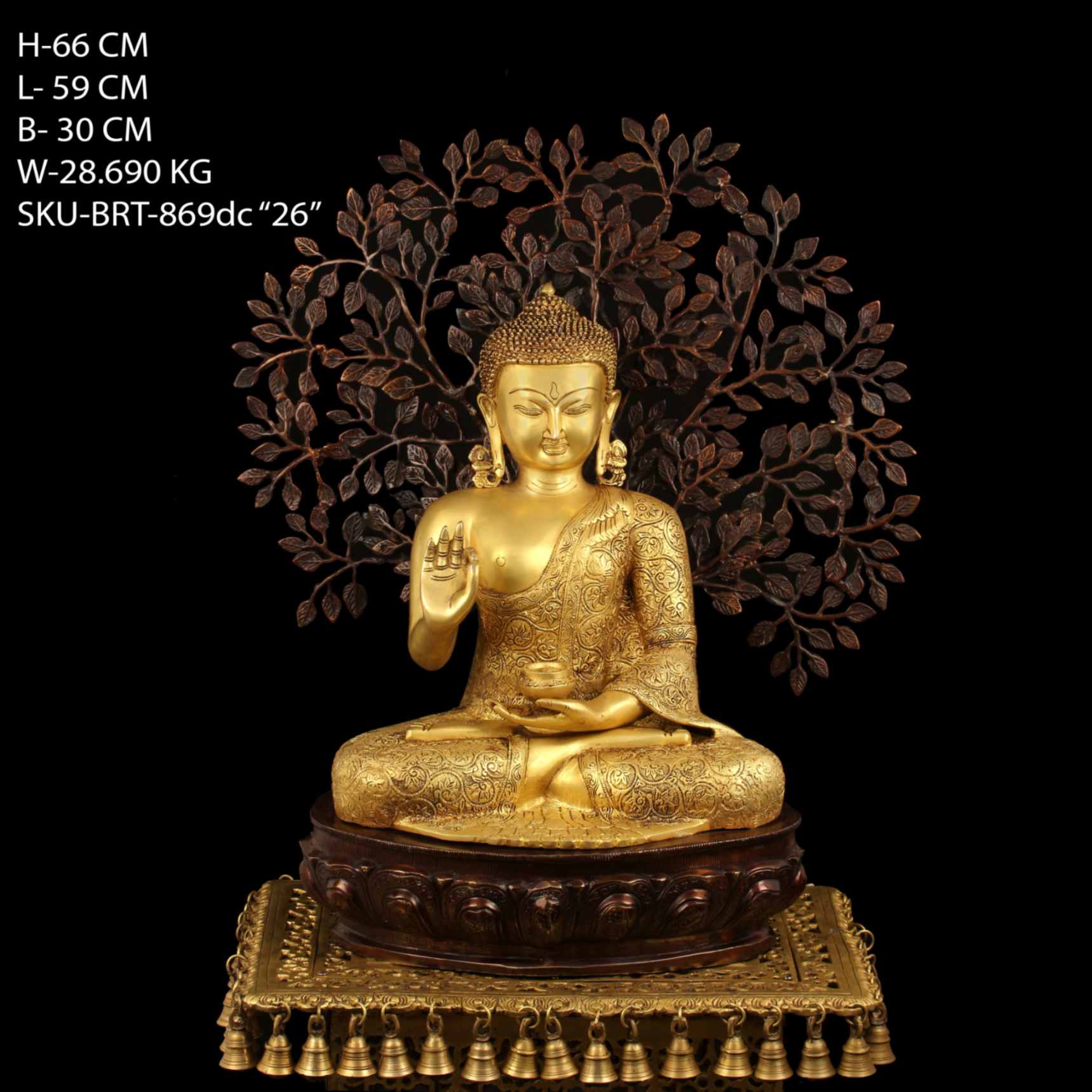 Brass Tree Buddha