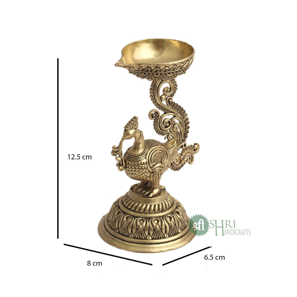 BRASS PEACOCK DEEPAK