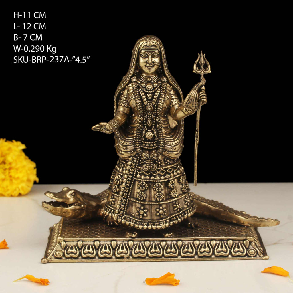 4.5" BRASS KHODIYAR MAA