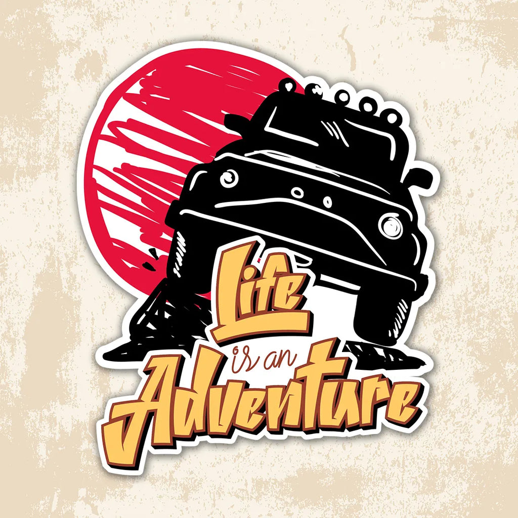 Life Is An Adventure - Bumper Sticker