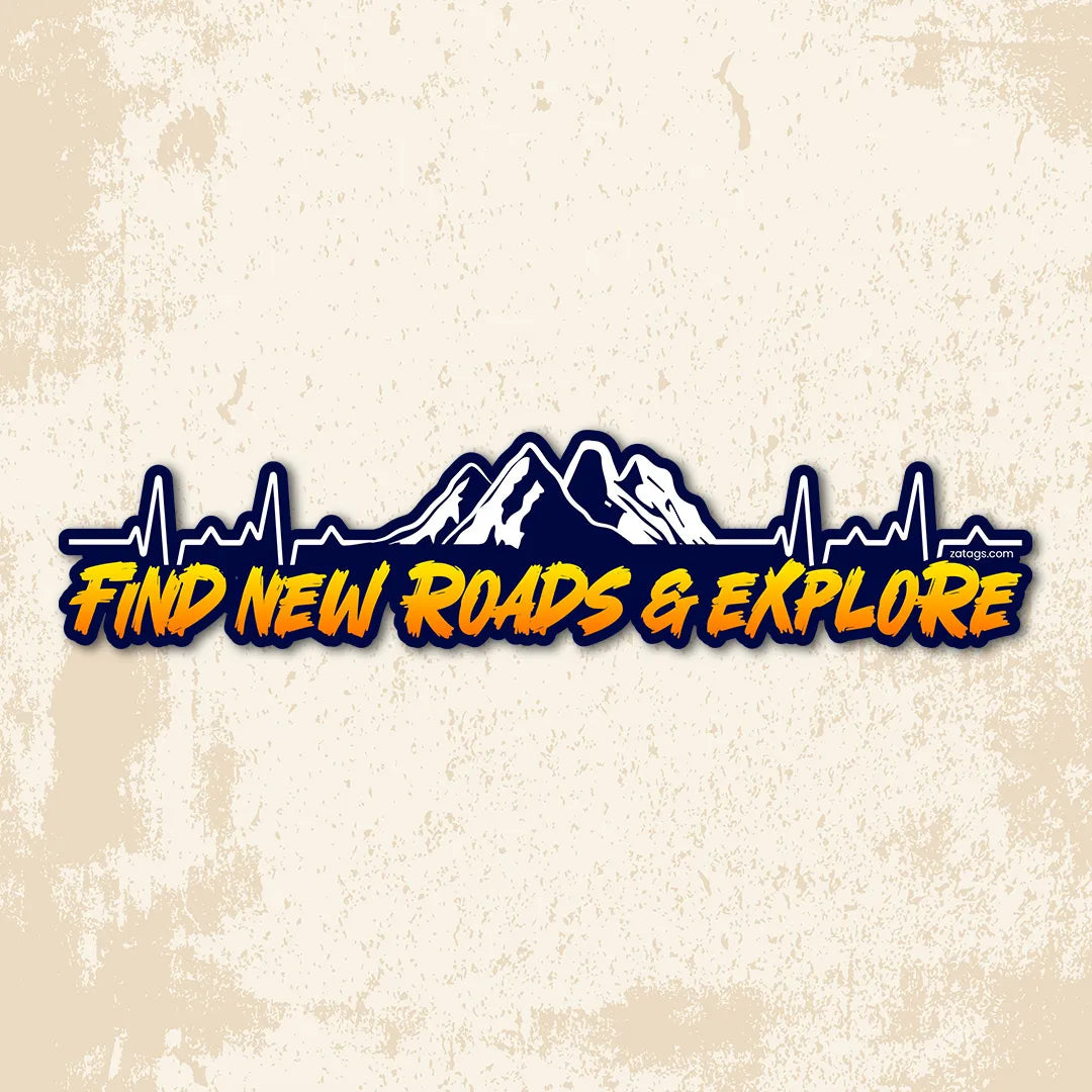 Find New Roads - Bumper Sticker
