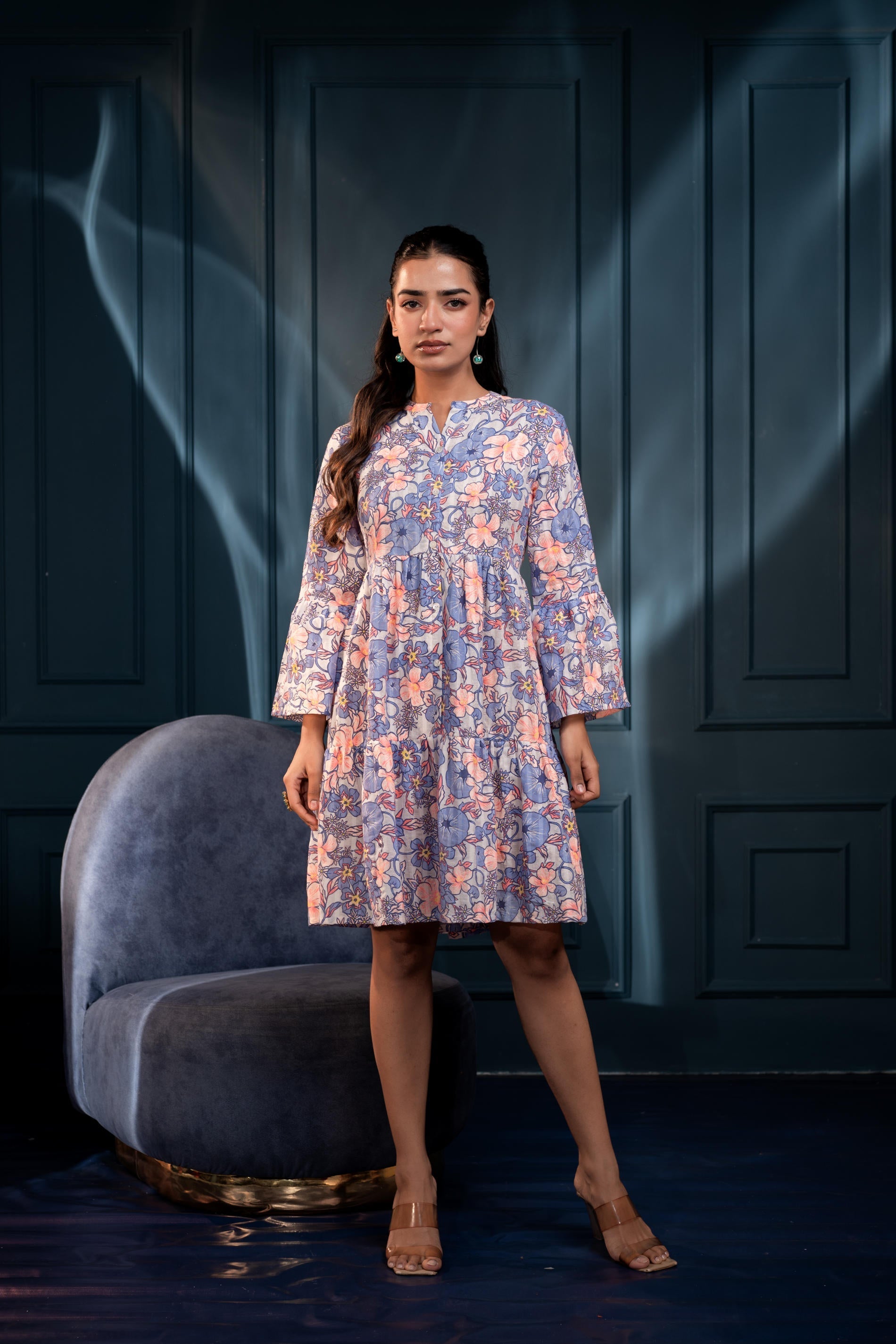 trendy dresses online Bold Berry Pink Floral Midi Dress Elevate your boutiques collection with these trendy and stylish dresses. Stylish Dresses Online | Modern