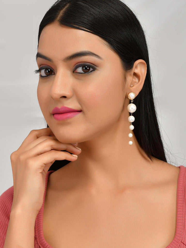Women's Pearl Dangler Earring