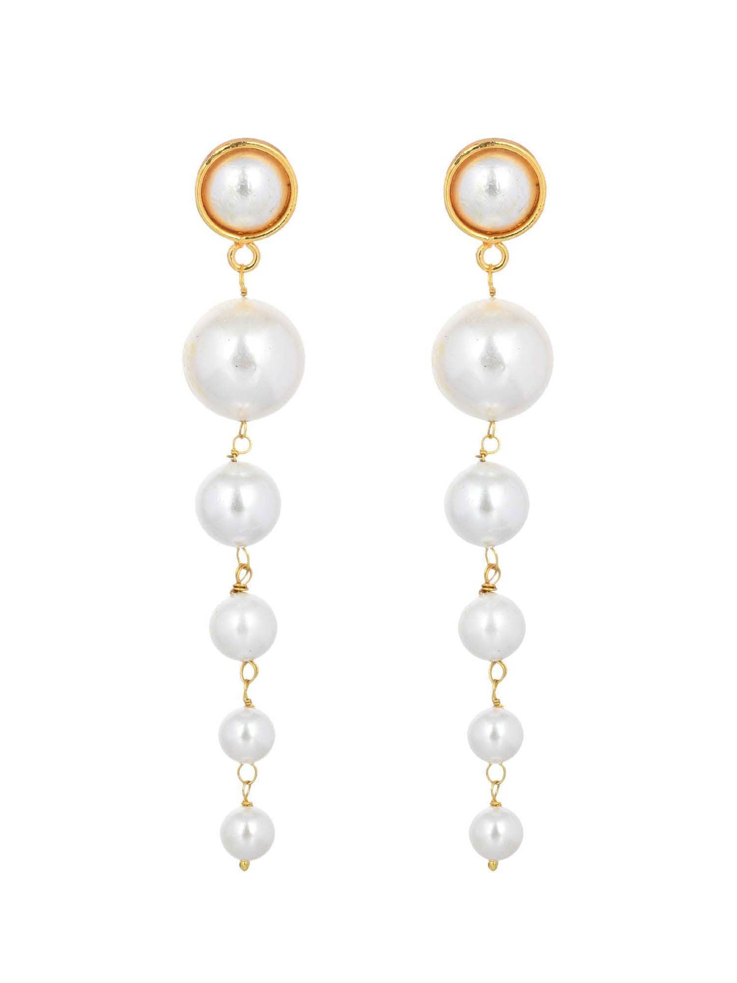 Women's Pearl Dangler Earring