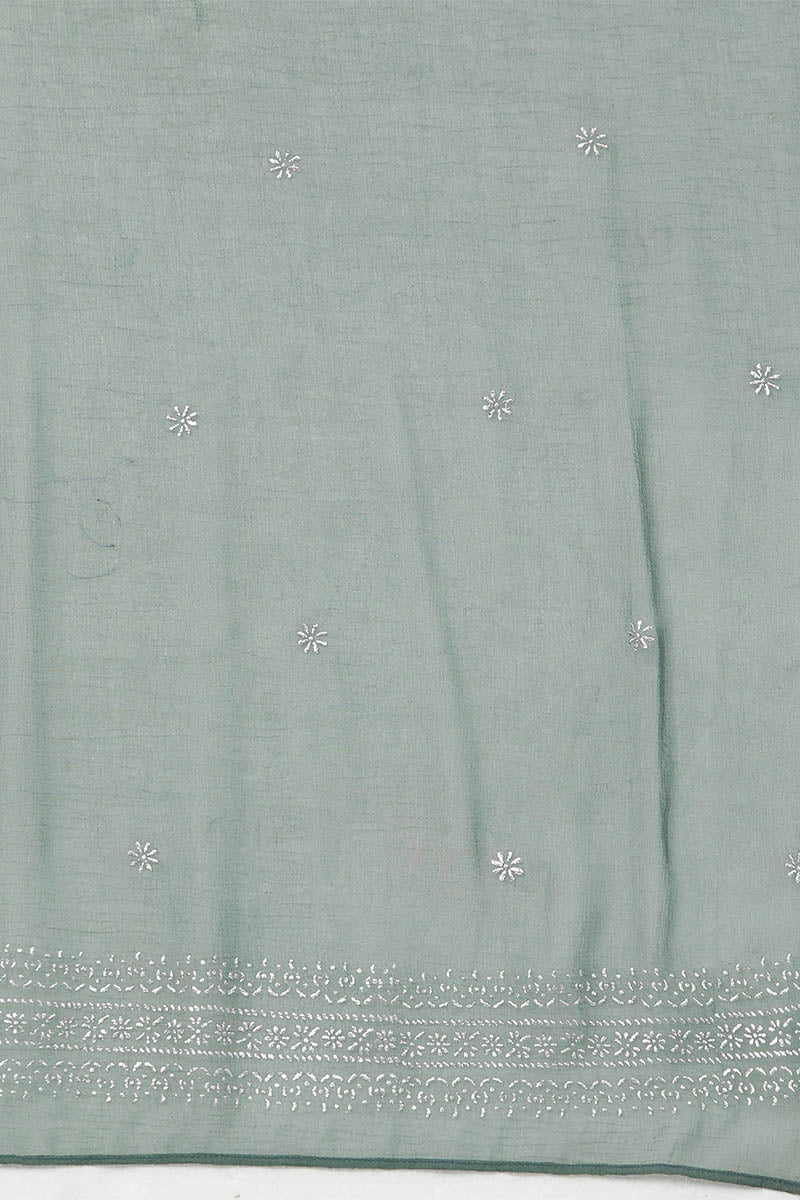Women's Poly Silk Solid Kurta Pants With Dupatta