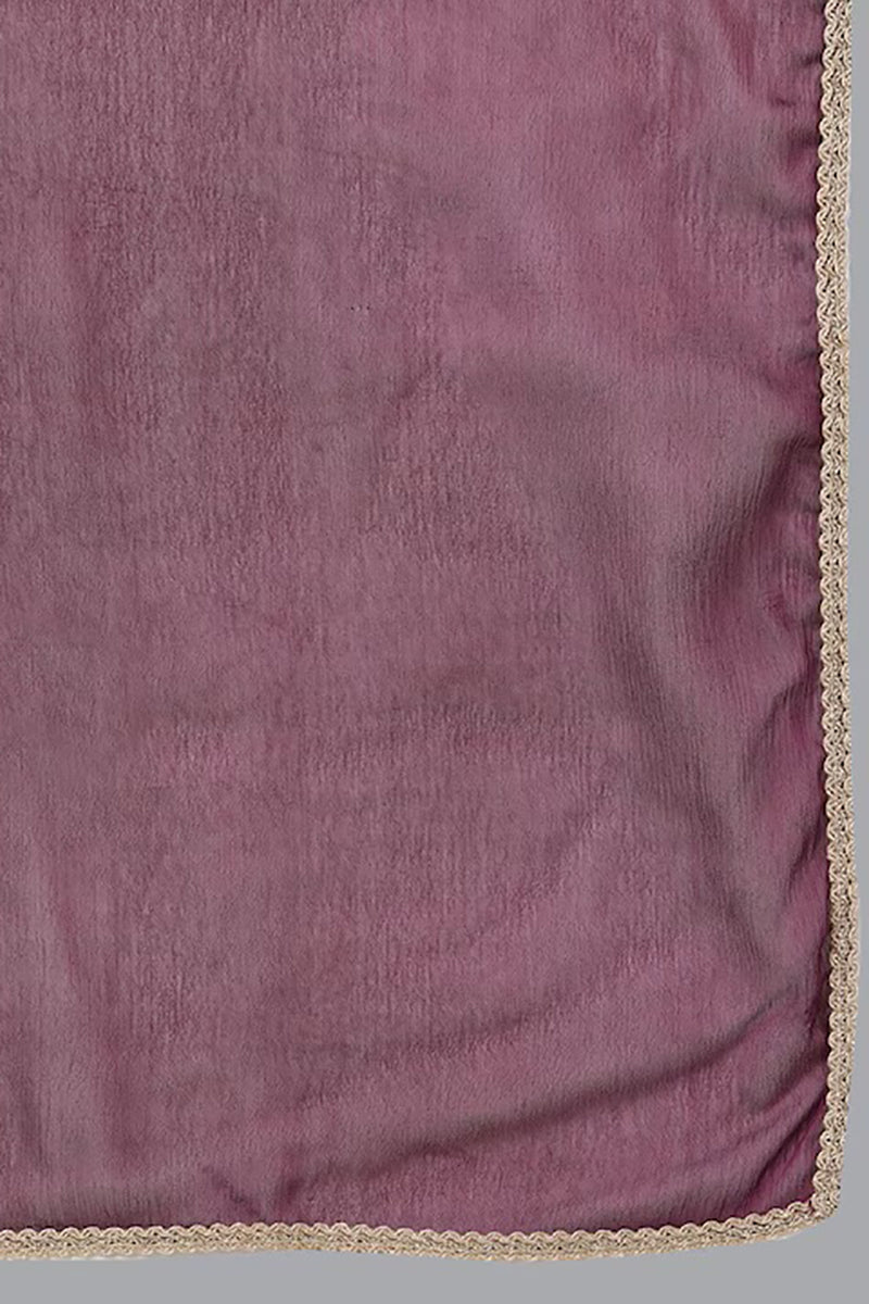 Women's Silk Blend Embroidered Kurta Pants With Dupatta -Ahika USA