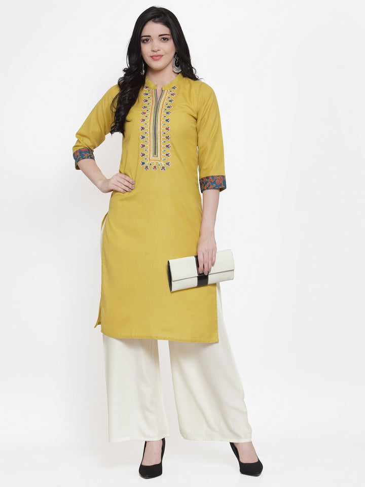 Women's Cream Viscose Rayon  Solid Palazzo