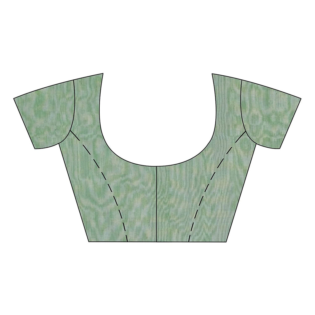 Women's Tant Silk Handloom Royal Blue Cotton Saree Sequence Work