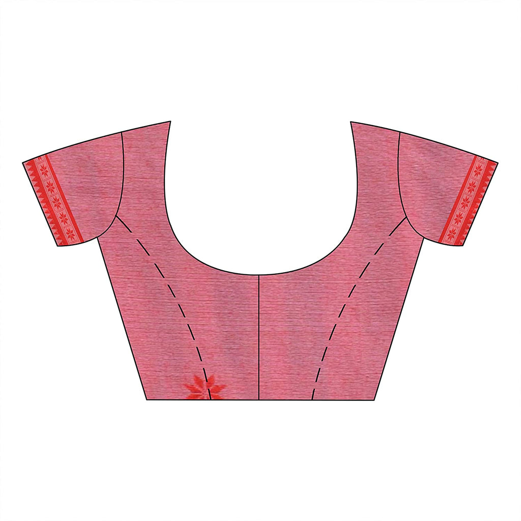 Women's Grey Handspun Cotton Tangail Saree