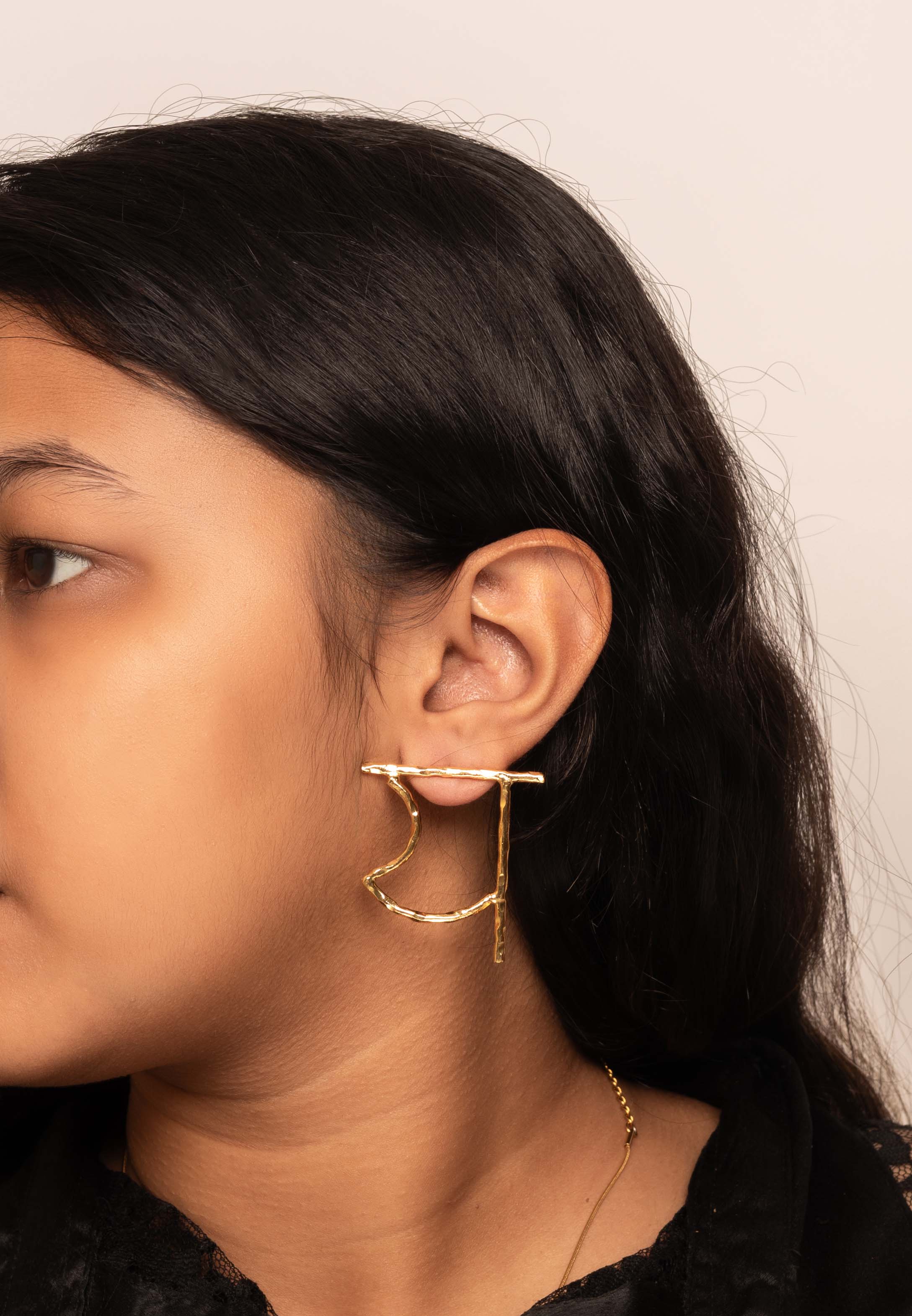 Women's Akshar Earring Yy1 - Zurii Jewels