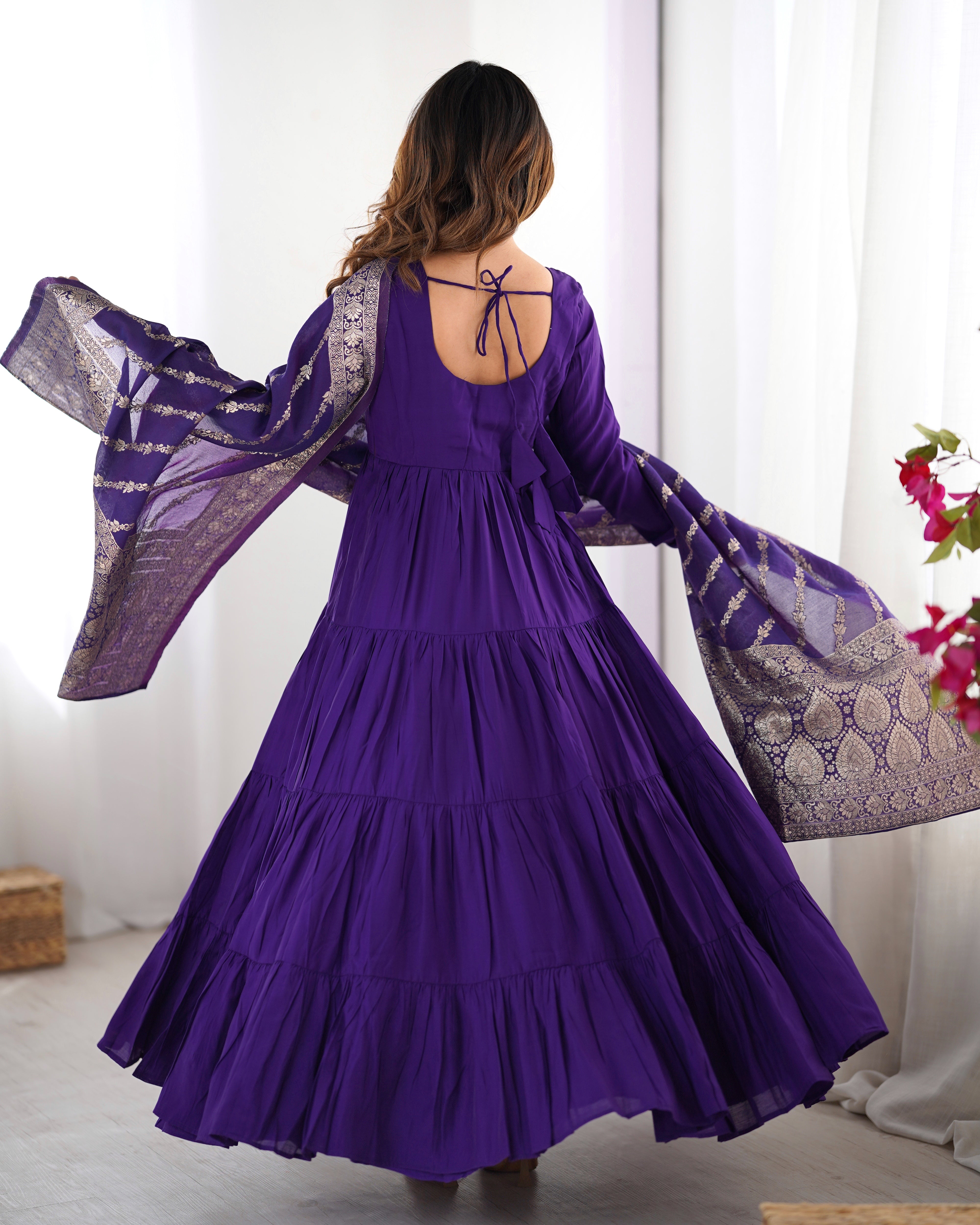 YAS MIT WEITEM BEIN - Broek - prism violet/paars YAS MIT WEITEM BEIN - Broek - prism violet/paars