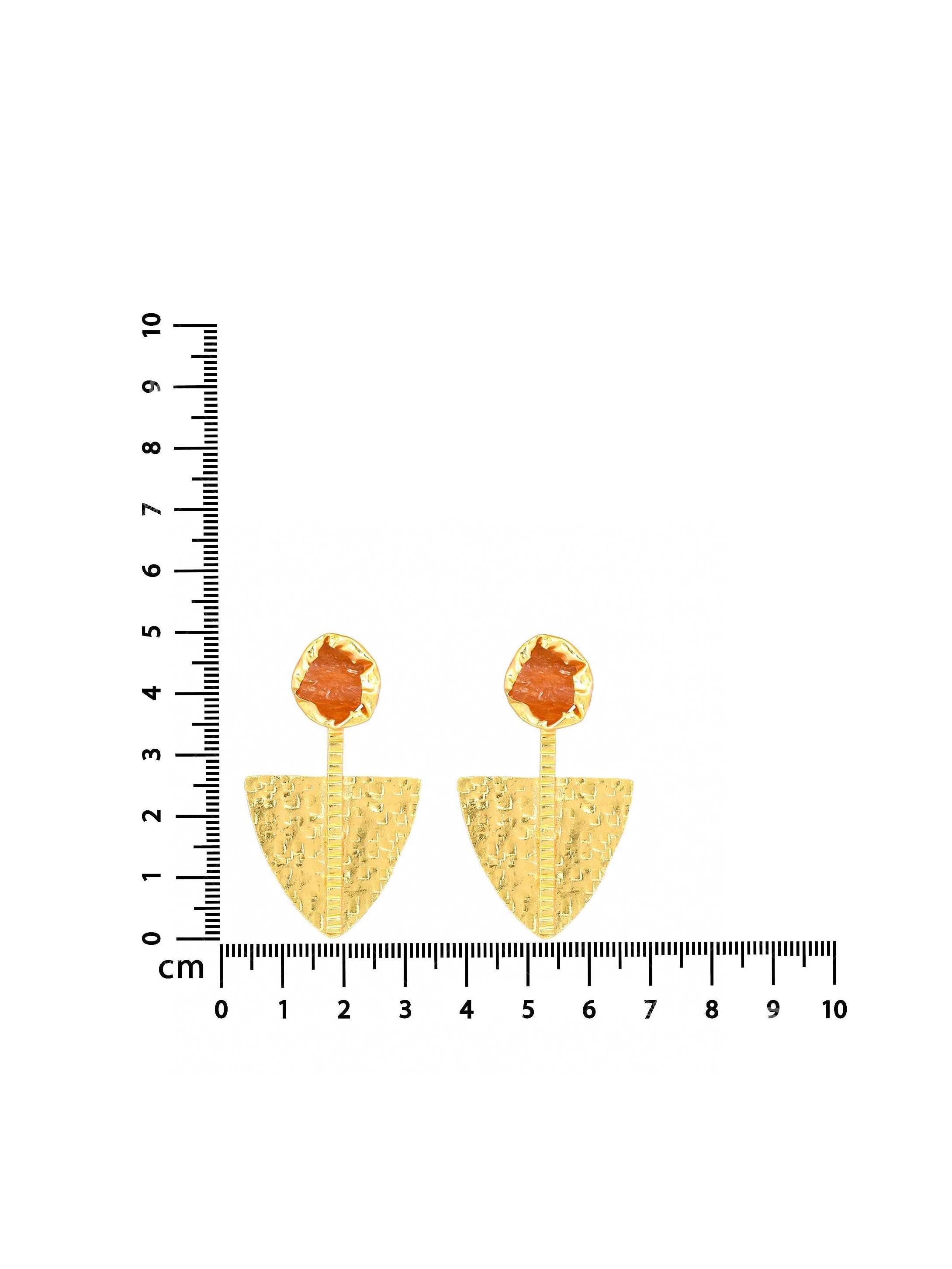Women's Retro Shaped Textured Earrings
