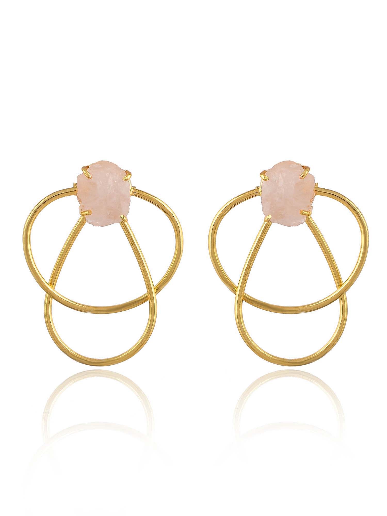 Women's Rough Inter Tangled Earring